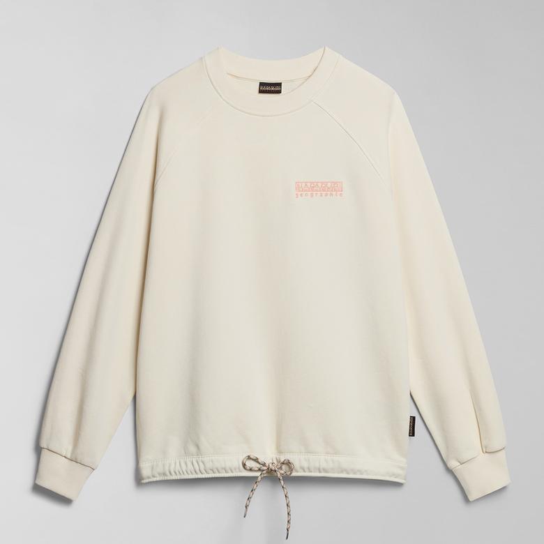 Napapijri B-Boyd C W Kadın Beyaz Hoodie