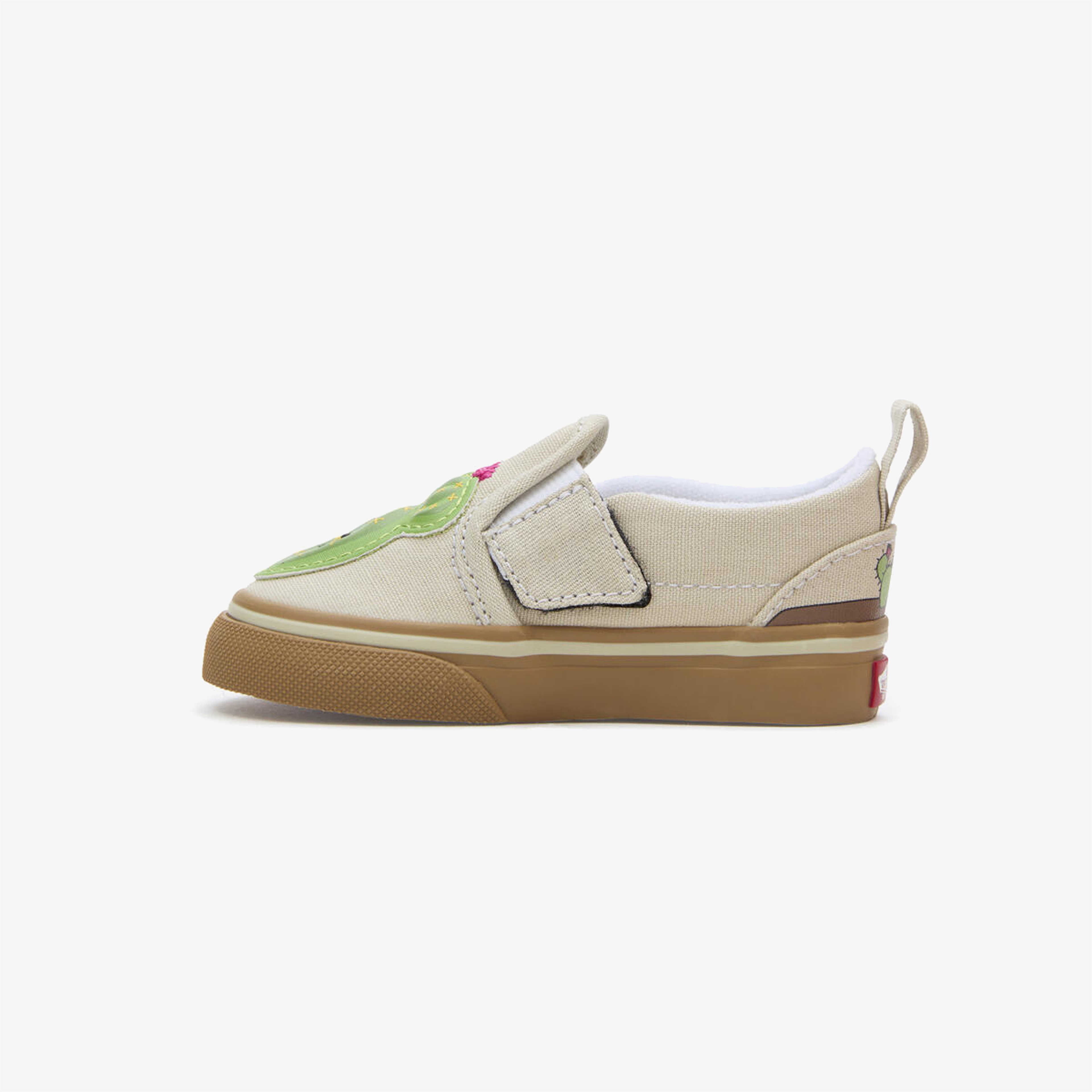 Vans Slip-On V Cactus Bebek Bej Sneaker