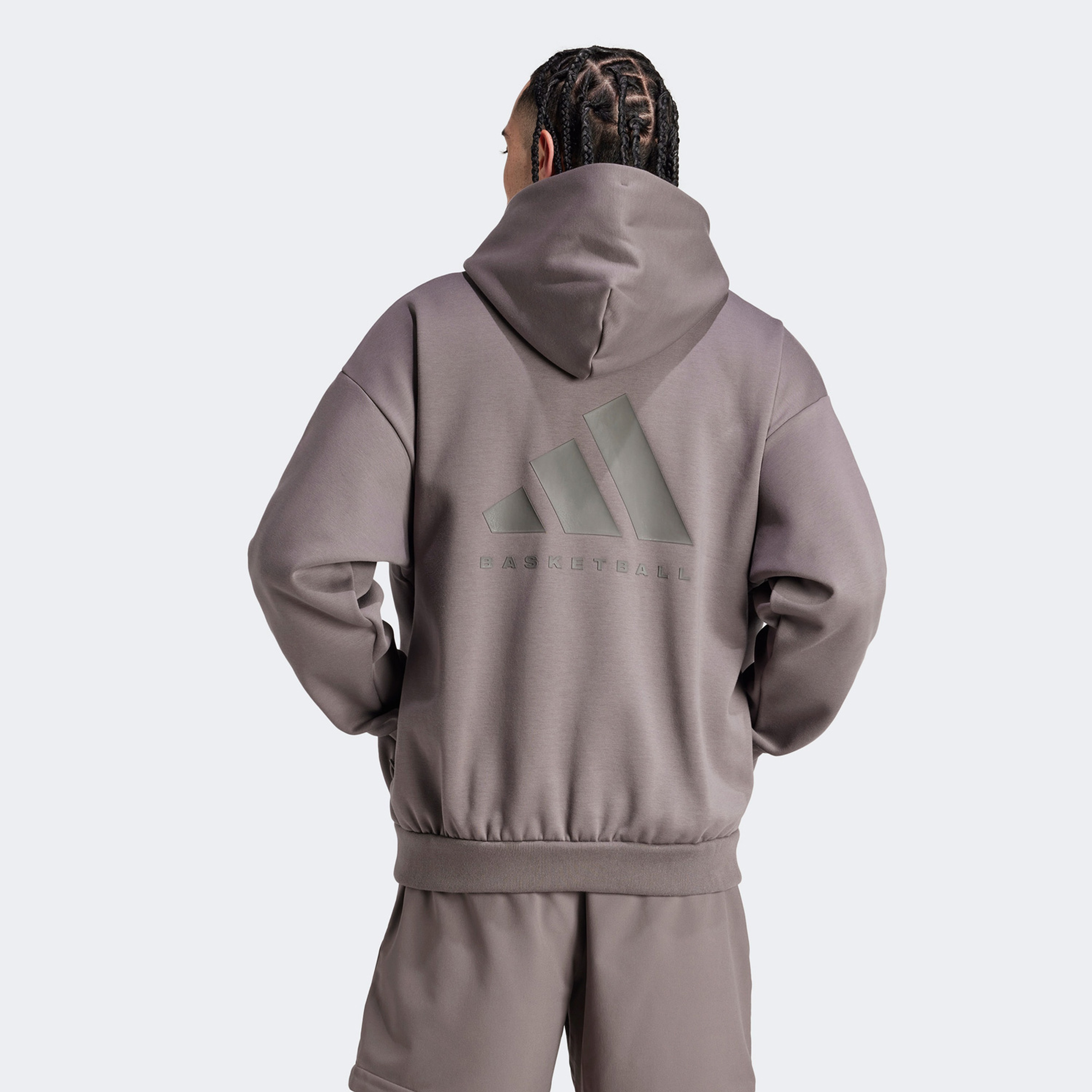 adidas One Fl Unisex Kahverengi Hoodie