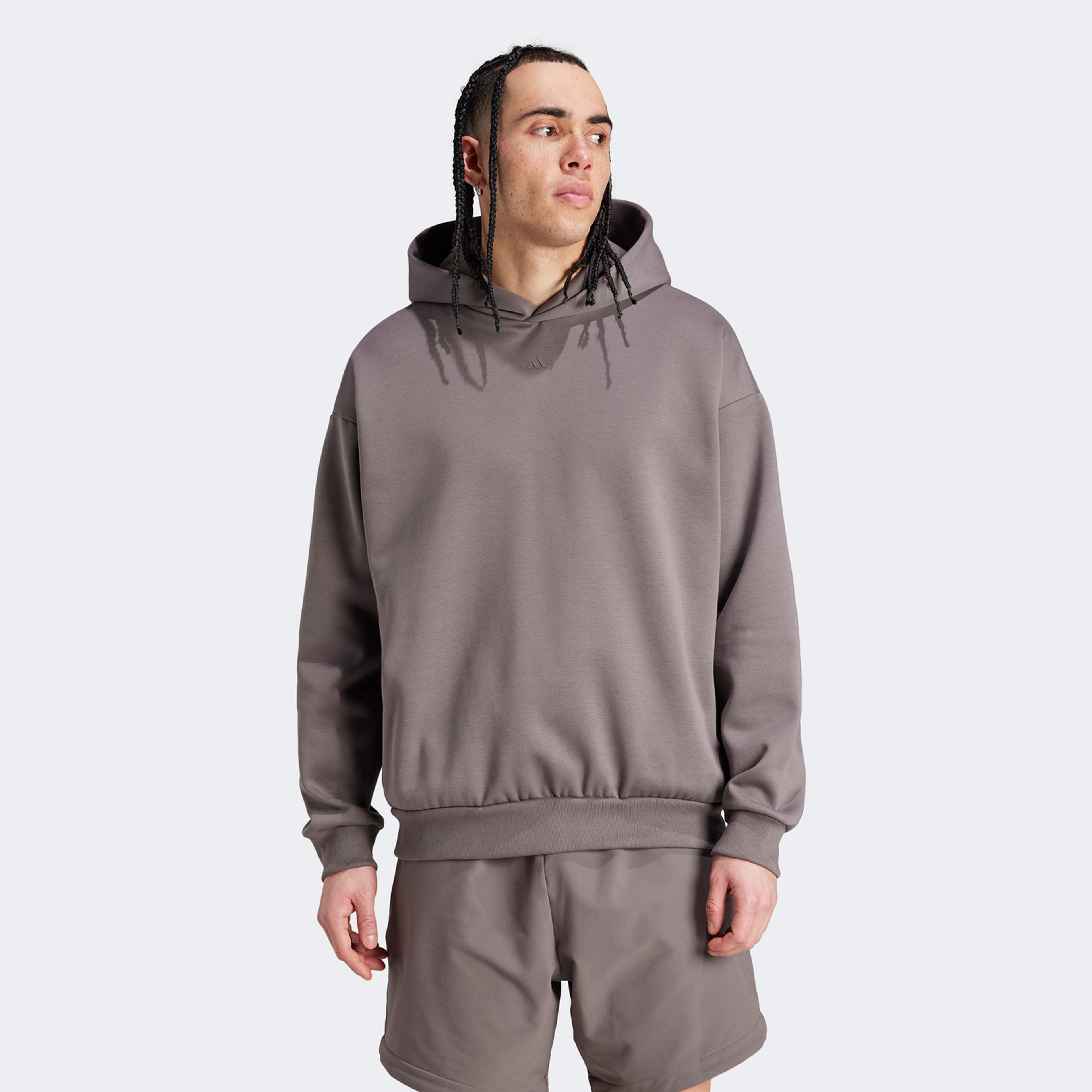 adidas One Fl Unisex Kahverengi Hoodie