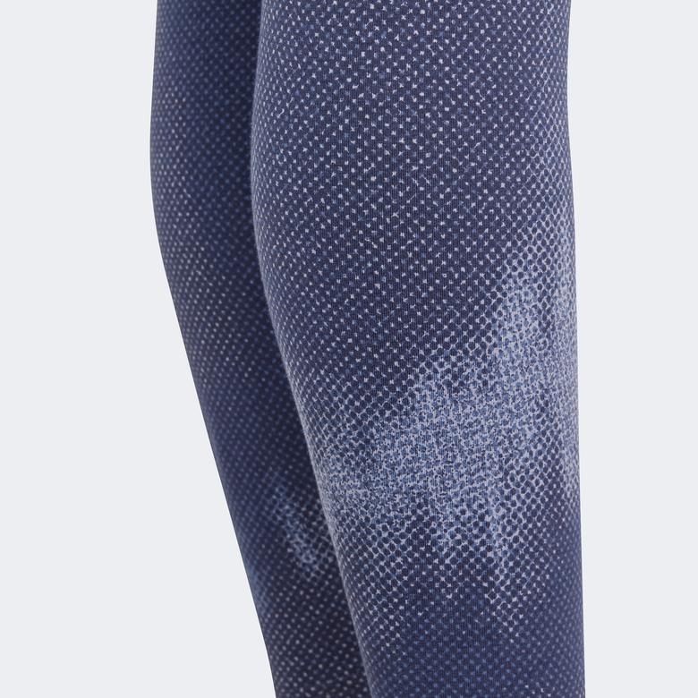adidas Sportswear Jg Fi Aop 7/8Le Çocuk Mavi Tayt