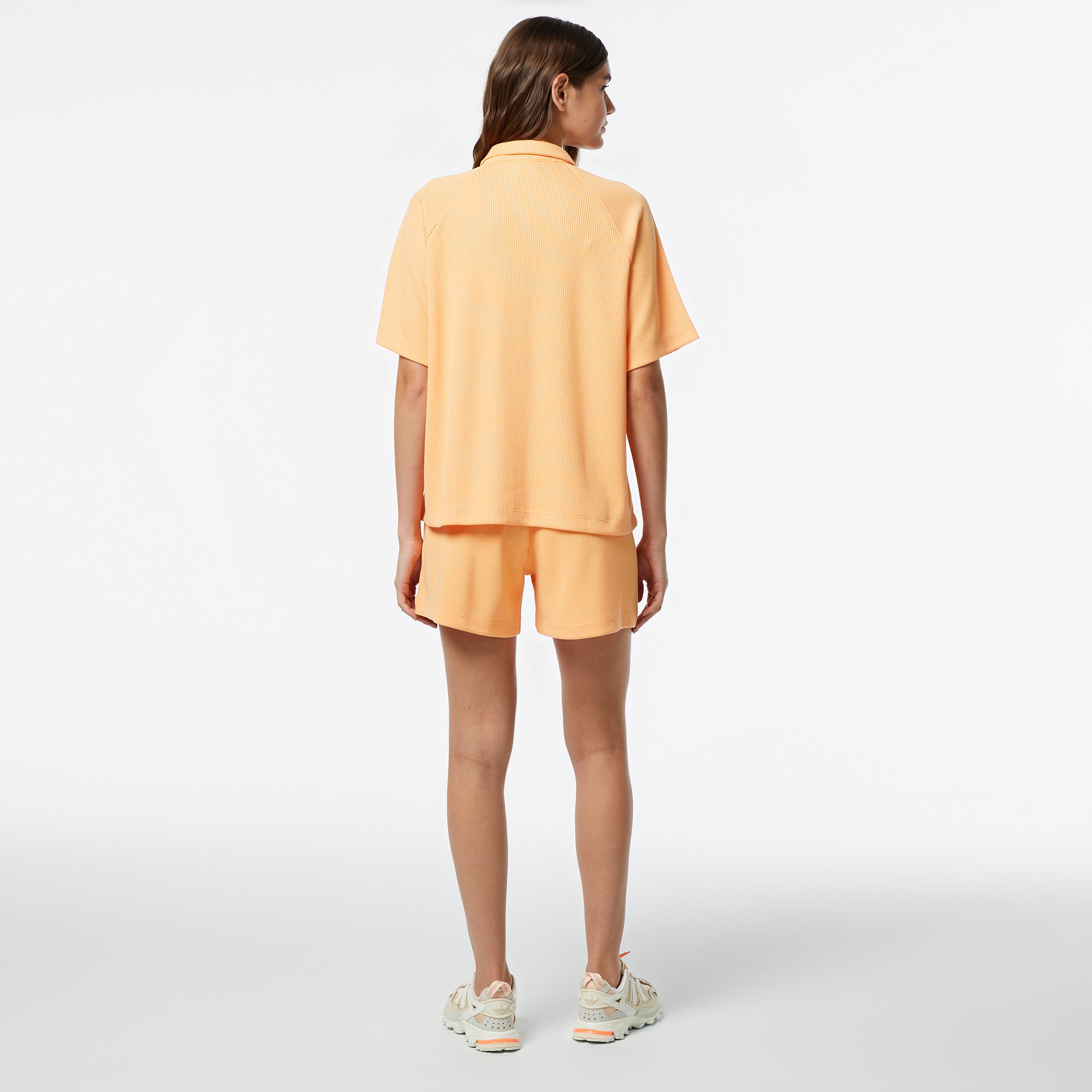 adidas Originals Knitted s Kadın Turuncu Şort