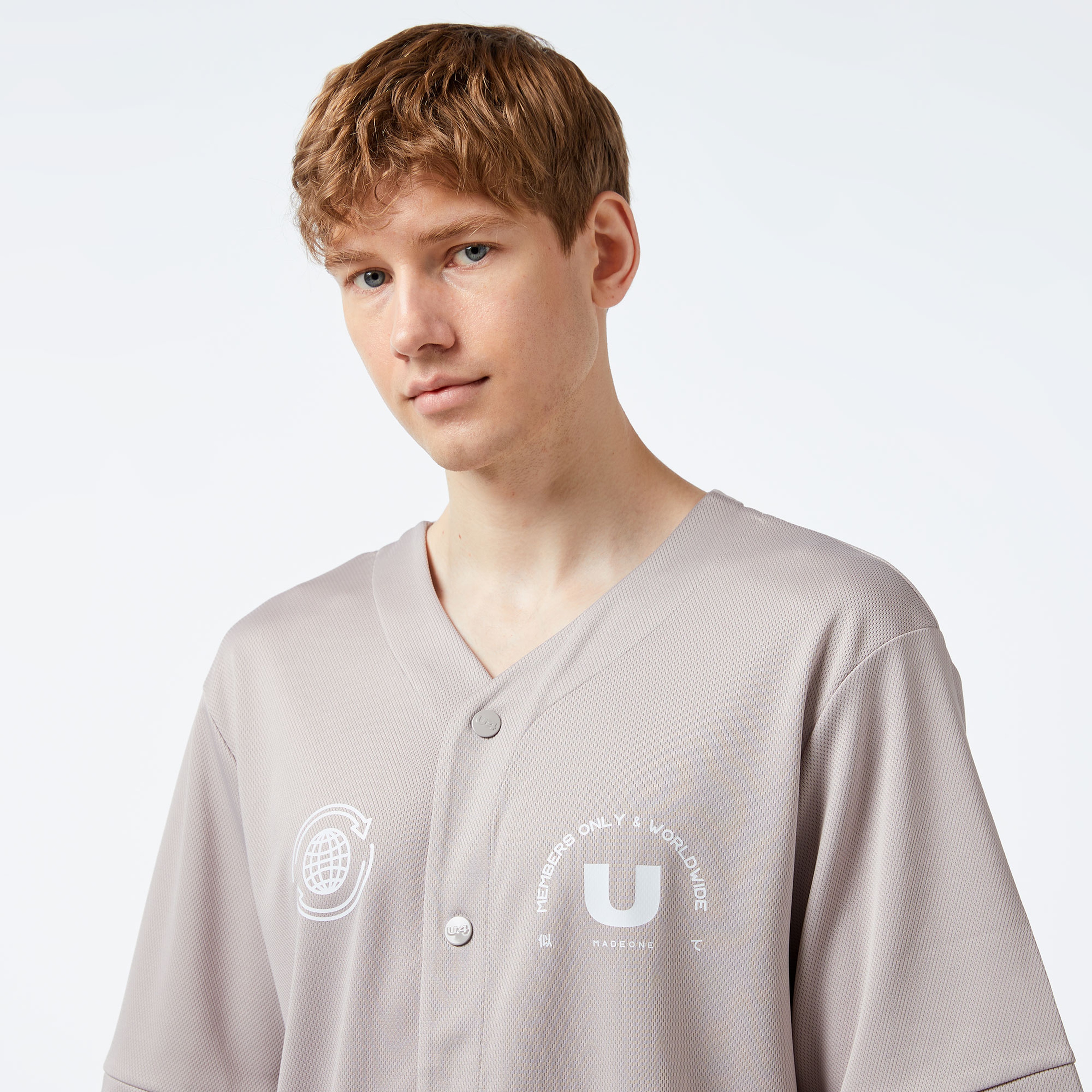 UNITED4 Erkek Gri Gömlek