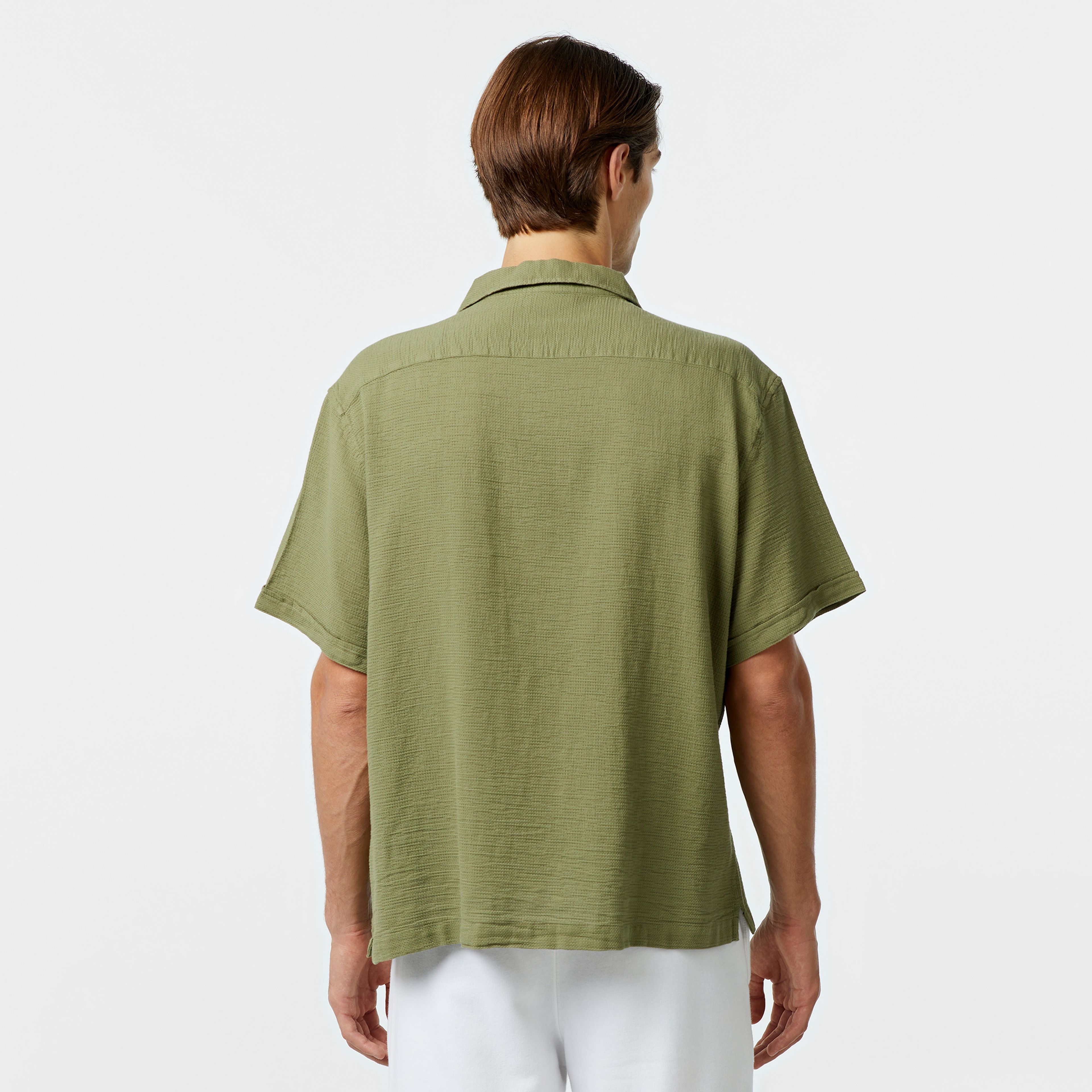 UNITED4 Classic Erkek Haki Gömlek