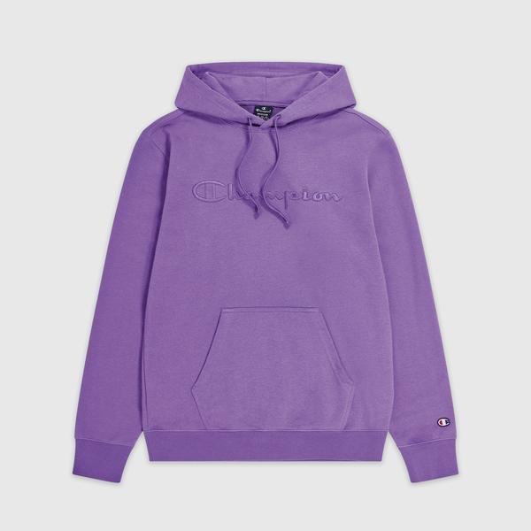 Champion Classic Erkek Mor Hoodie