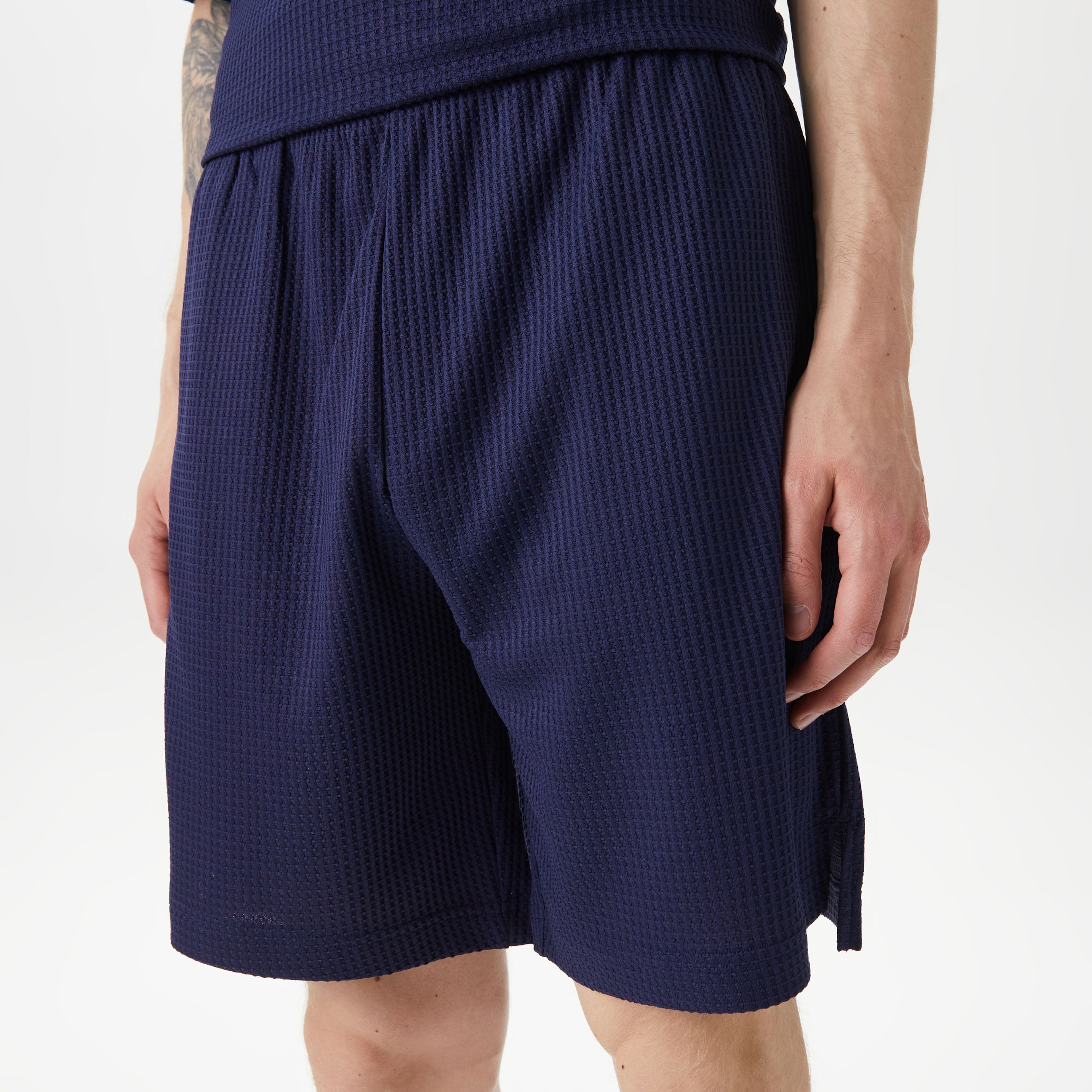 Under Armour Rival Waffle Crew Erkek Lacivert Şort