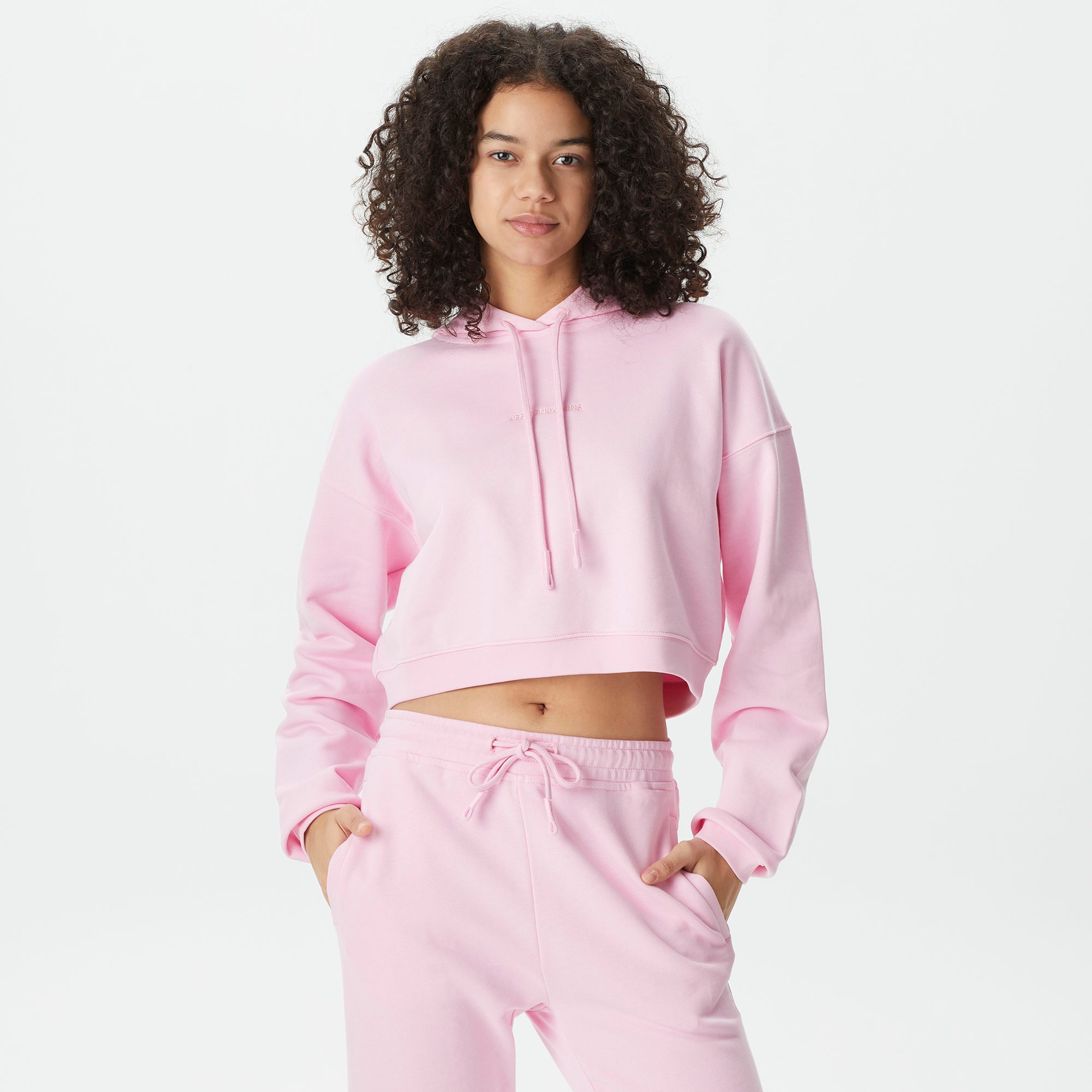 Les Benjamins 305 Kadın Pembe Hoodie