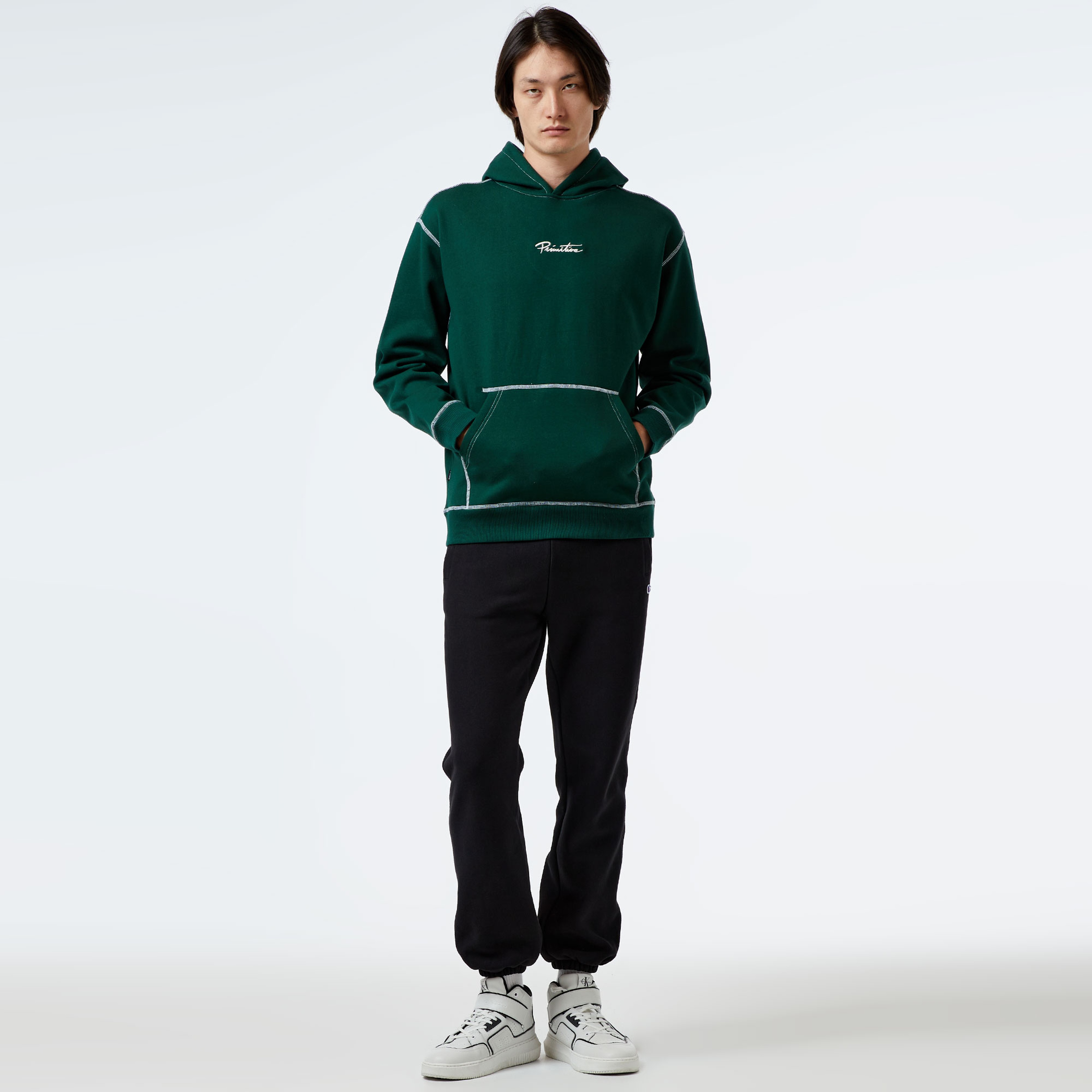 Primitive Contra Erkek Yeşil Hoodie