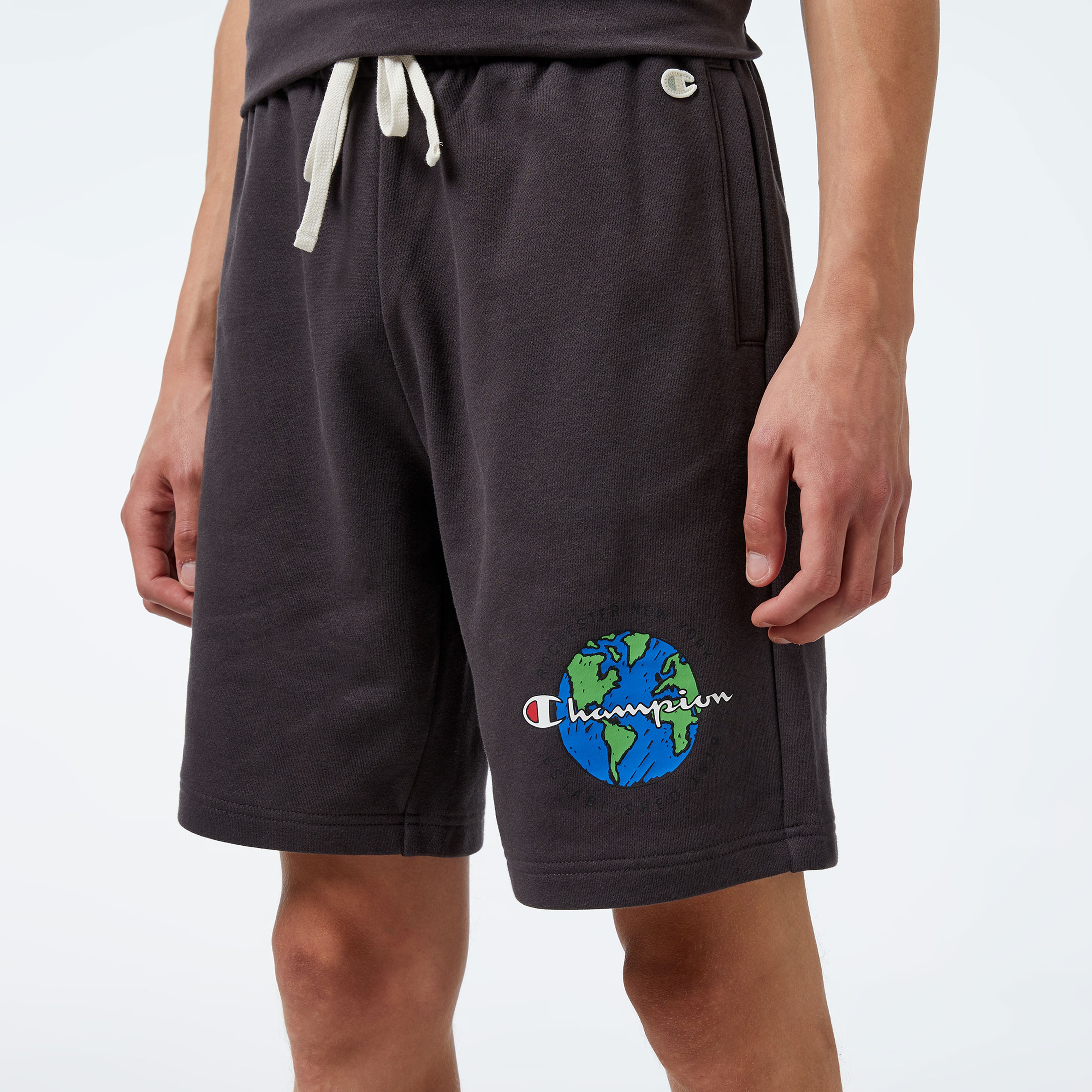 Champion Long Erkek Gri Şort