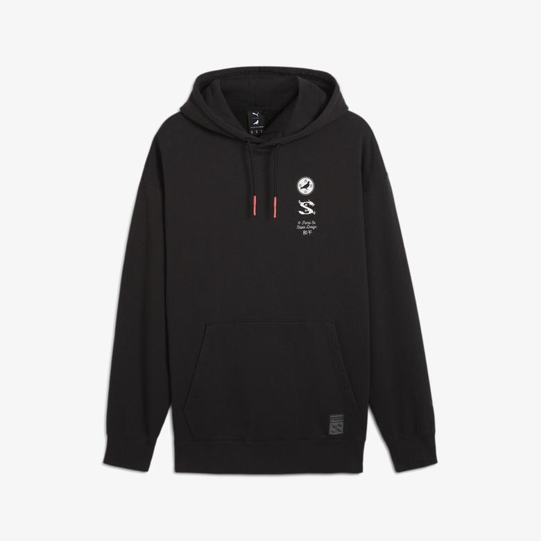 Puma X Staple Graphic Erkek Siyah Sweatshirt