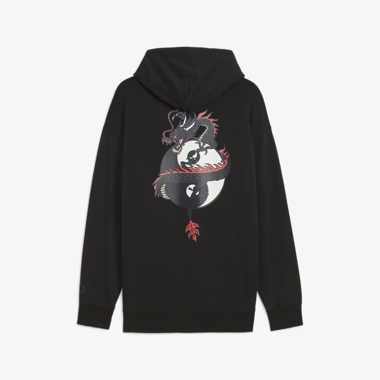 Puma X Staple Graphic Erkek Siyah Sweatshirt