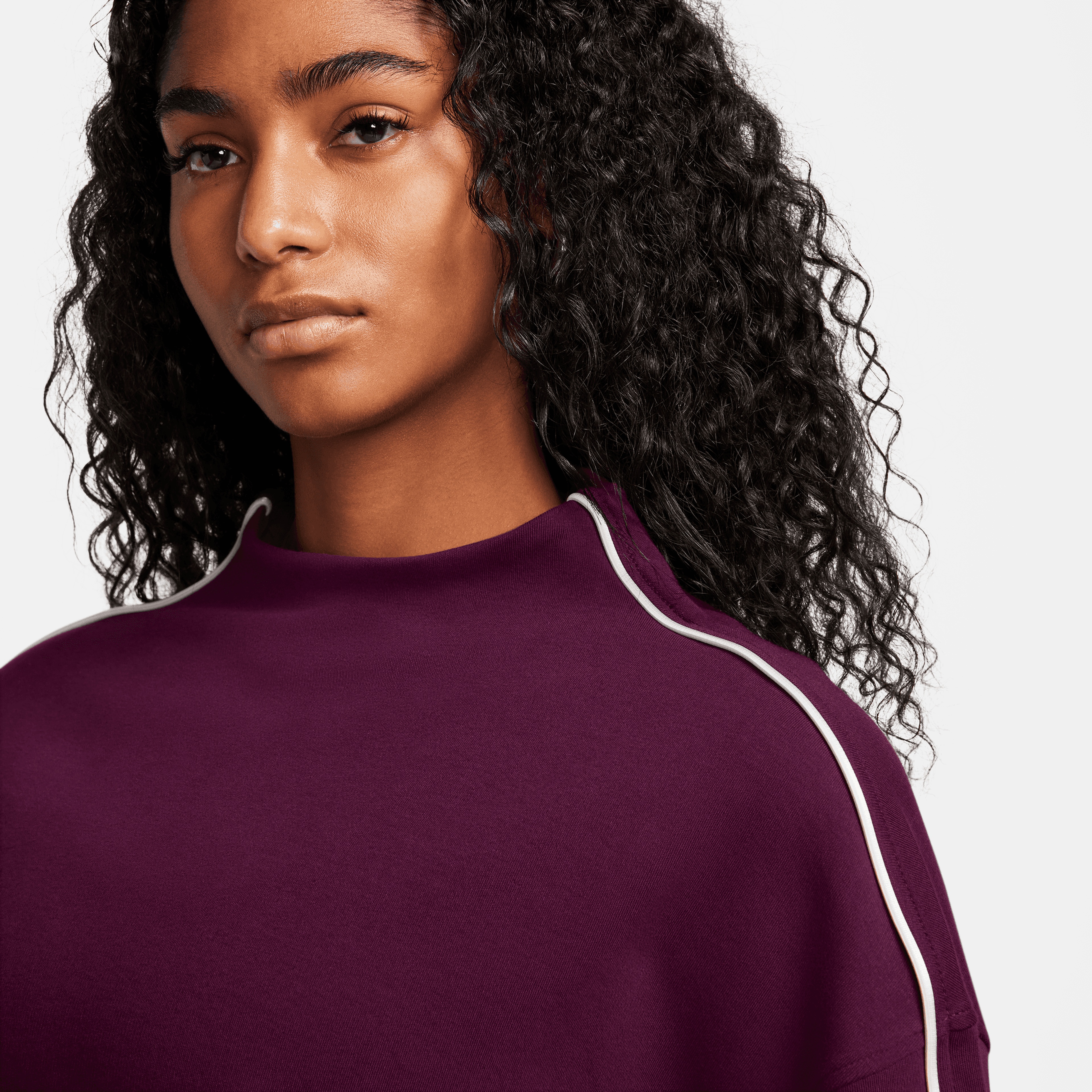 Nike Sportswear Collection Mck Nck  Kadın Mor Sweatshirt