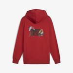Puma X One Piece Erkek Kırmızı Hoodie