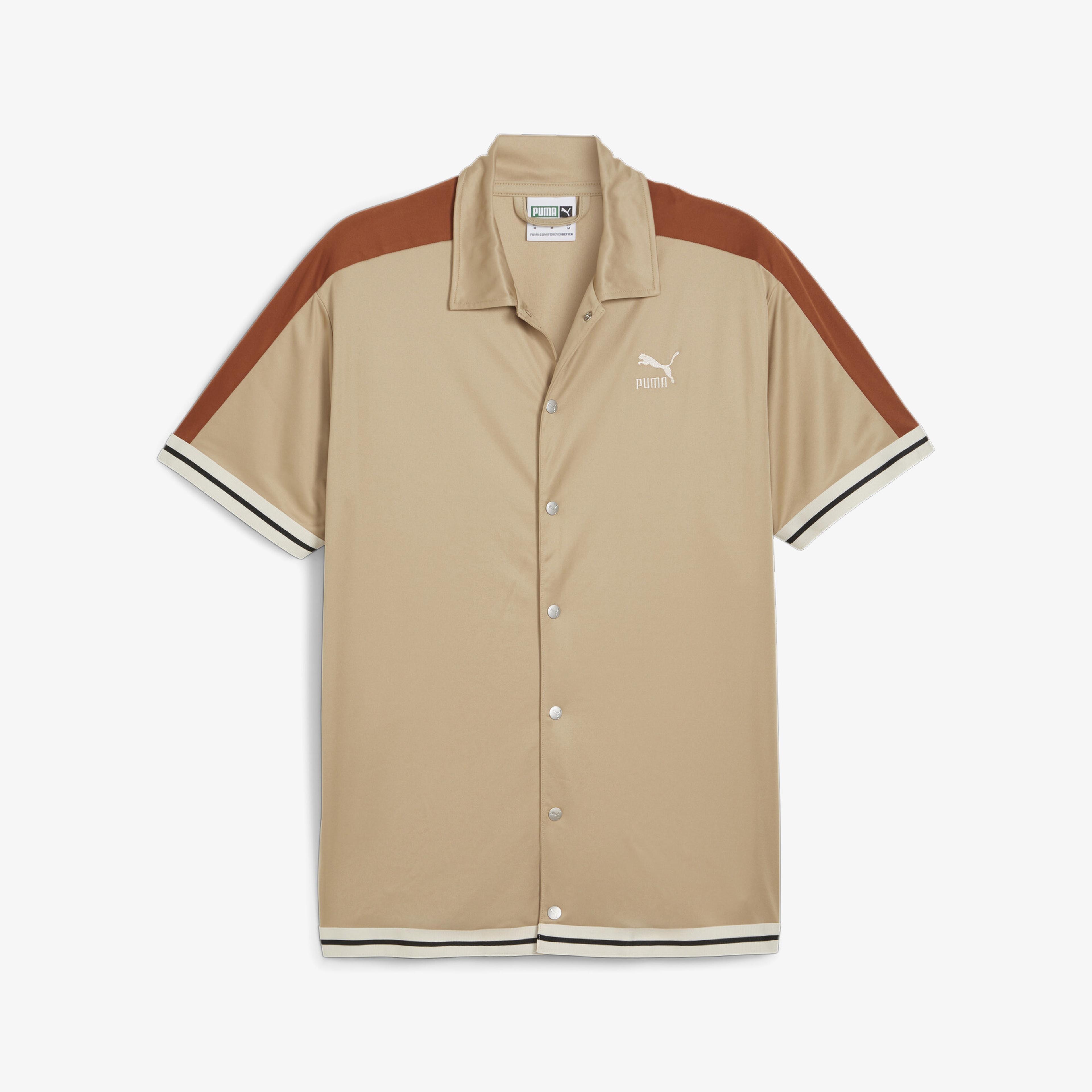 Puma T7 Shooting Erkek Bej Gömlek