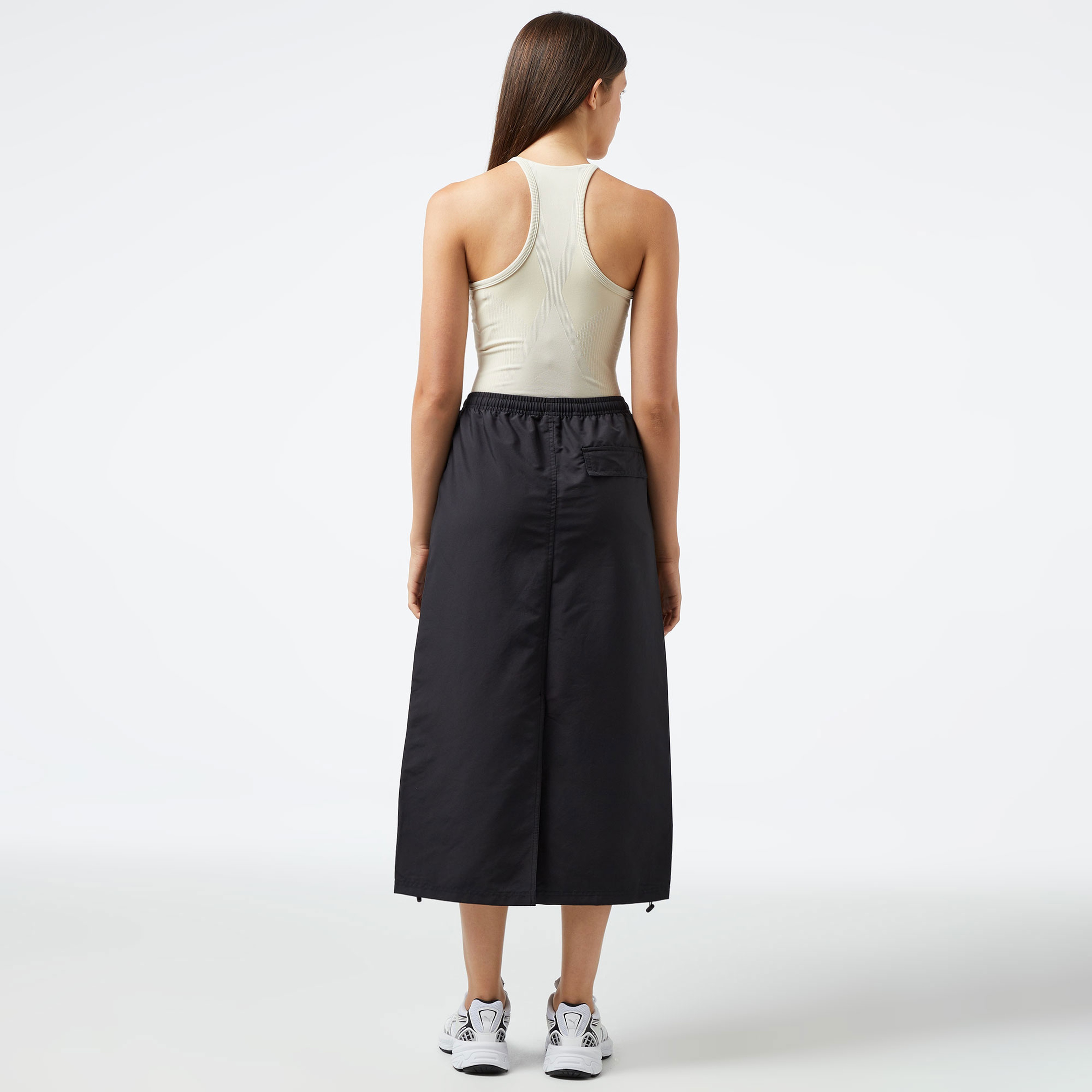 Puma Dare To Midi Woven Skirt Kadın Siyah Etek
