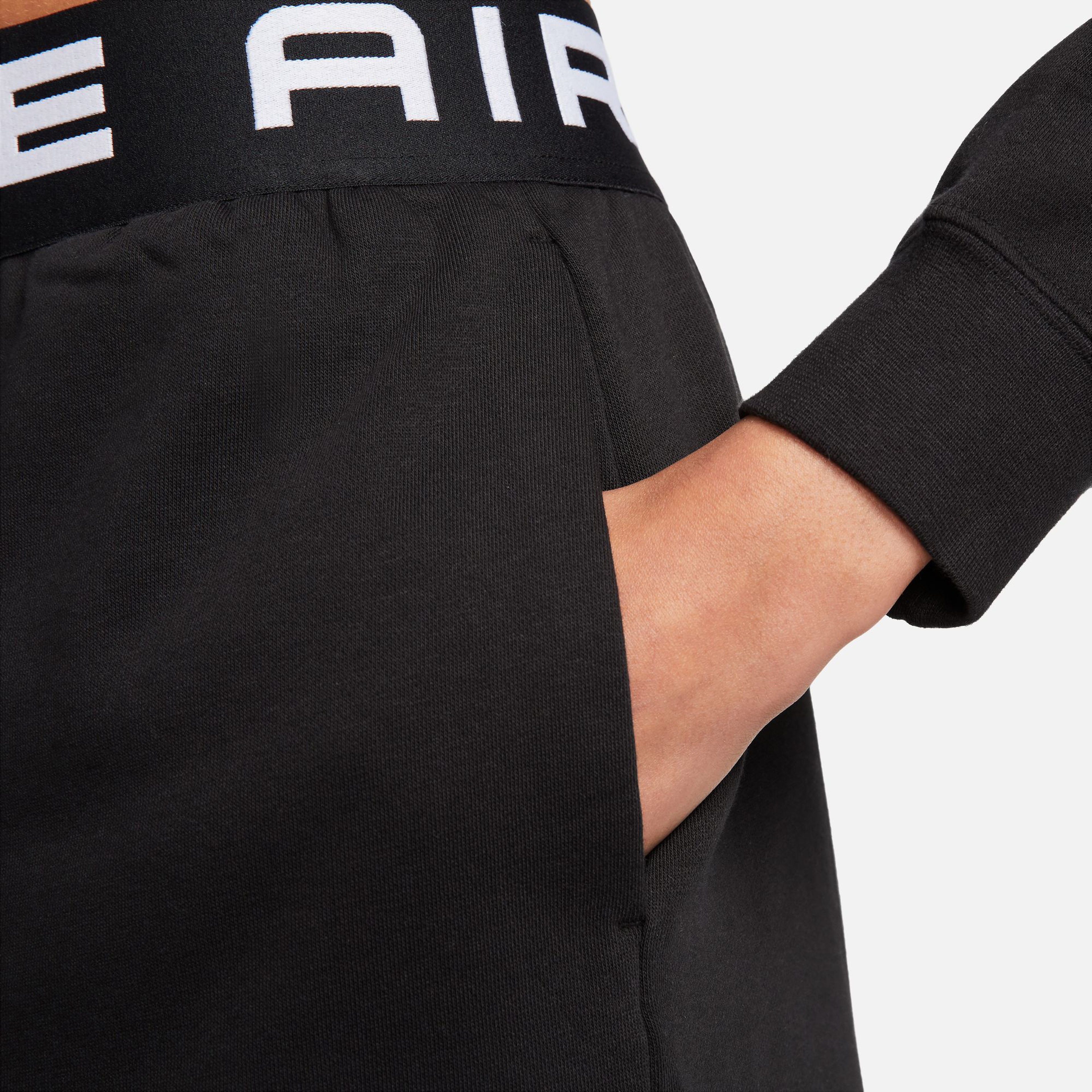 Nike Sportswear Air Fleece Kadın Siyah Şort