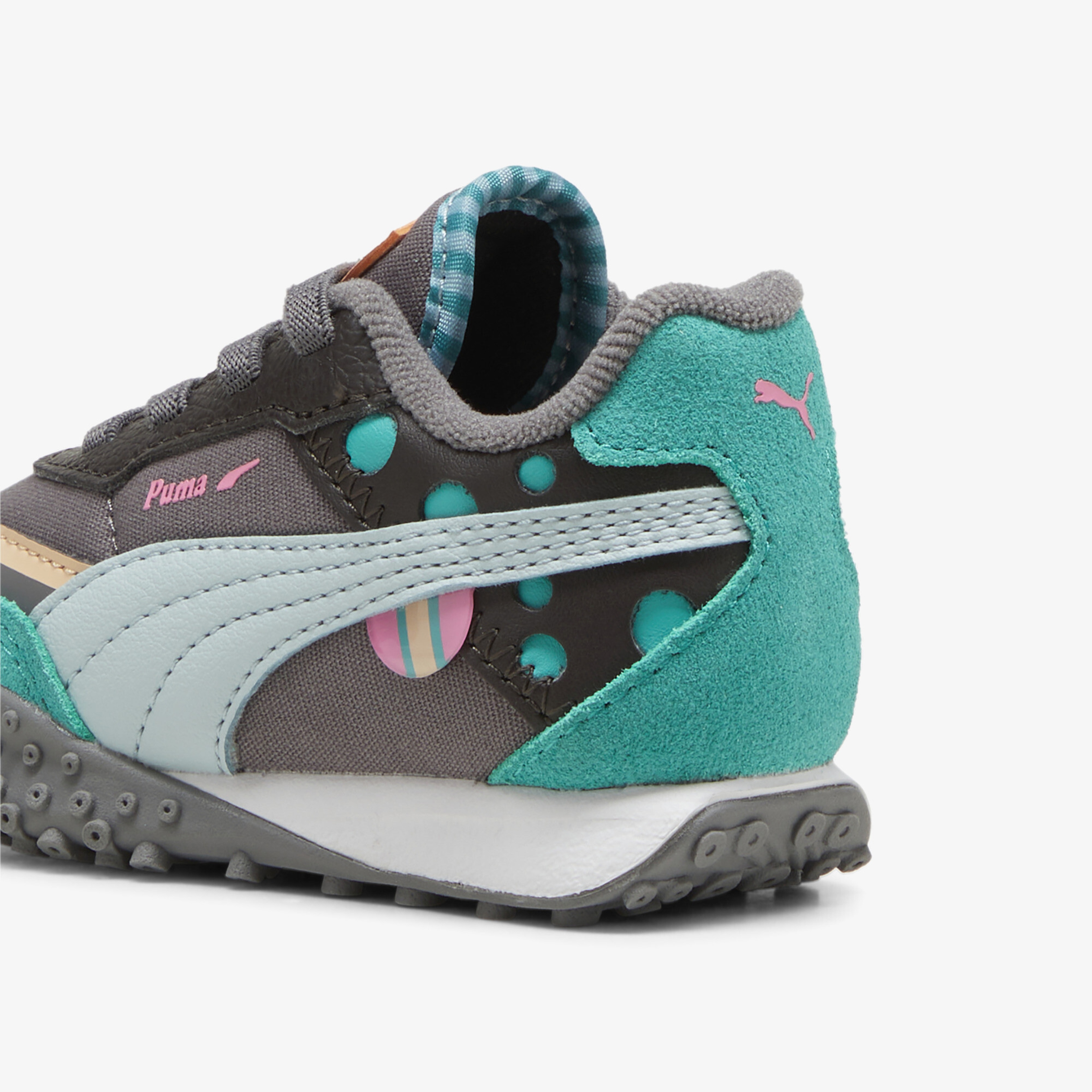 Puma Blktop Rider Summer Camp Ac Bebek Yeşil/Gri Spor Ayakkabı