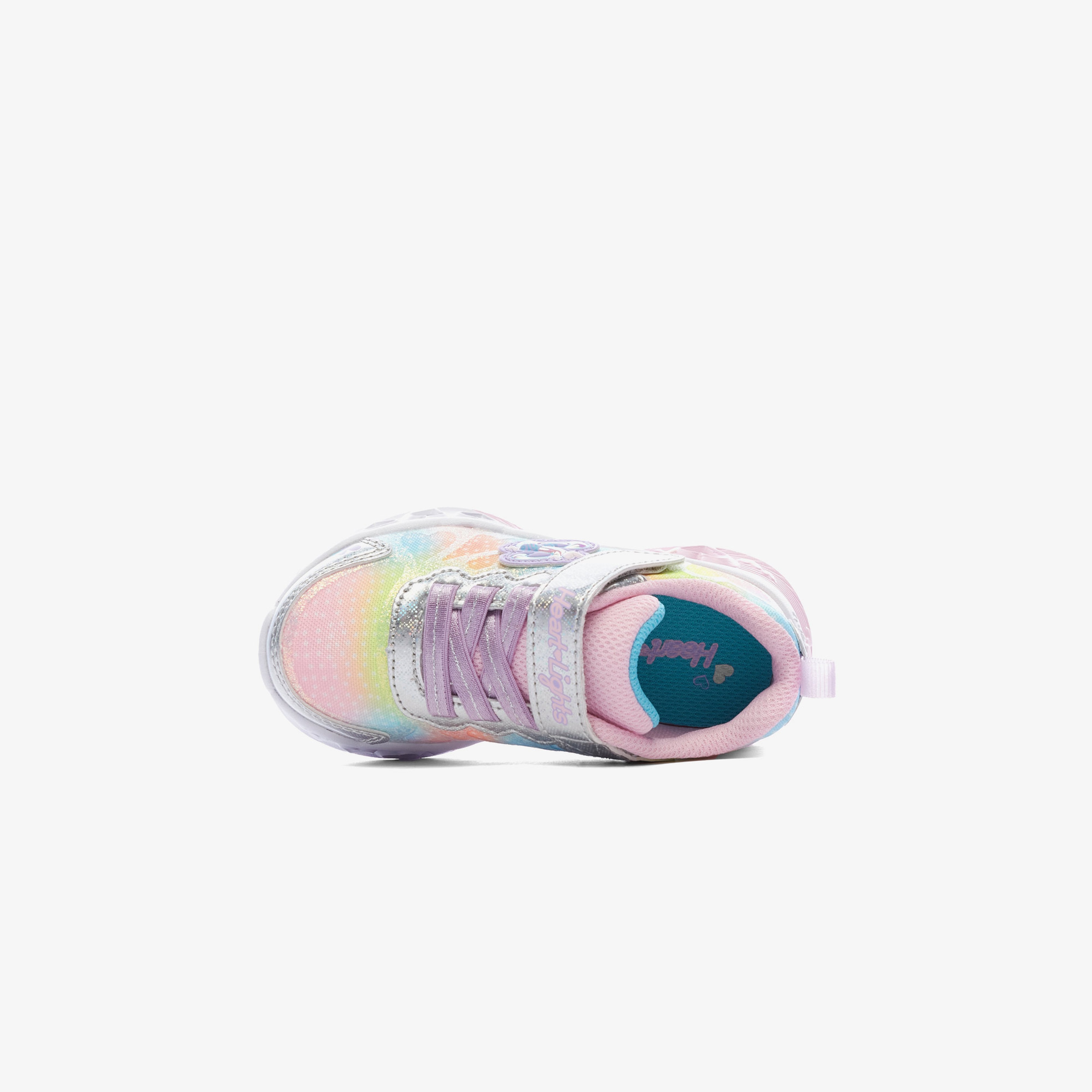 Skechers Flutter Heart Lights-Simply L Bebek Gri Spor Ayakkabı