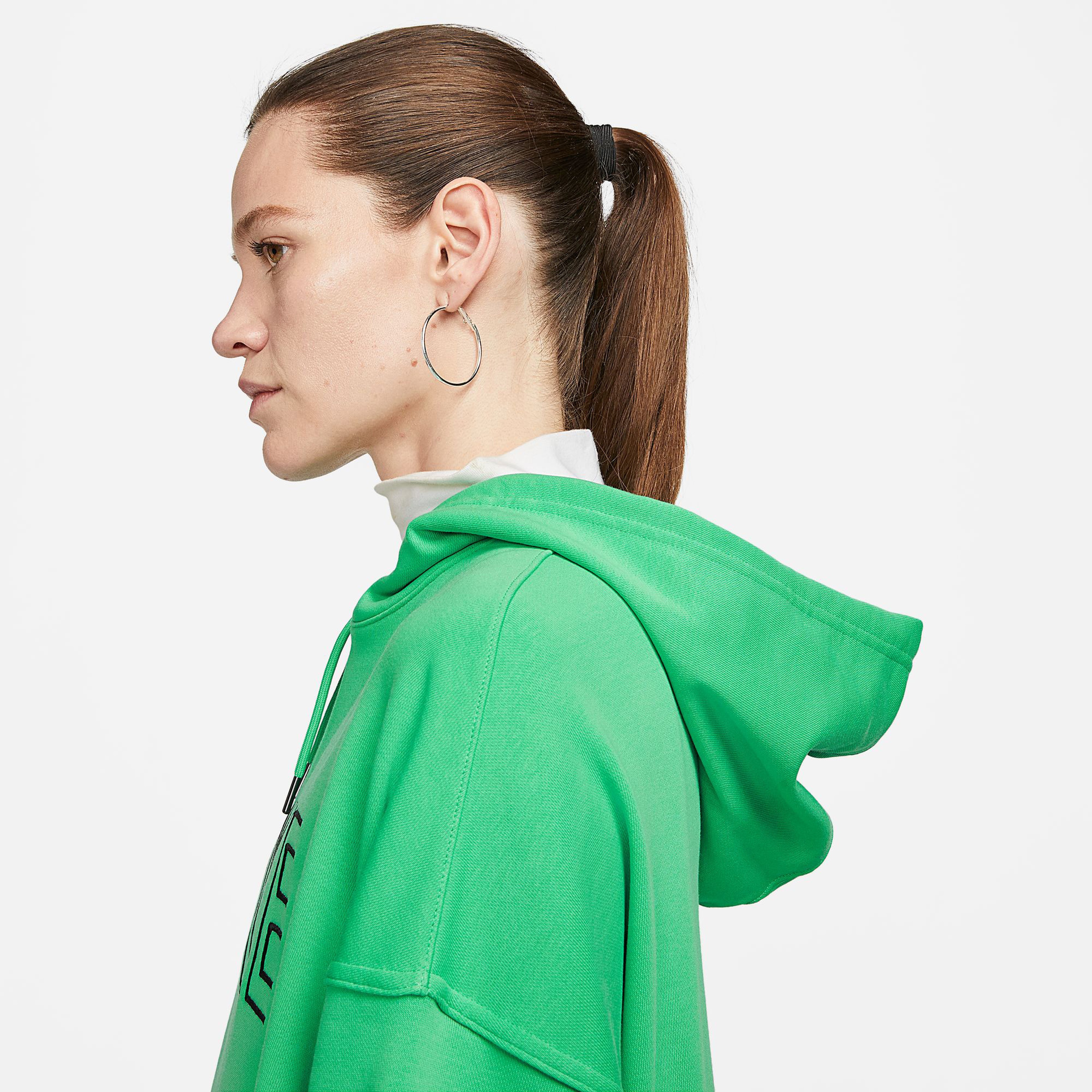 Nike Sportswear Kadın Yeşil Kapüşonlu Hoodie