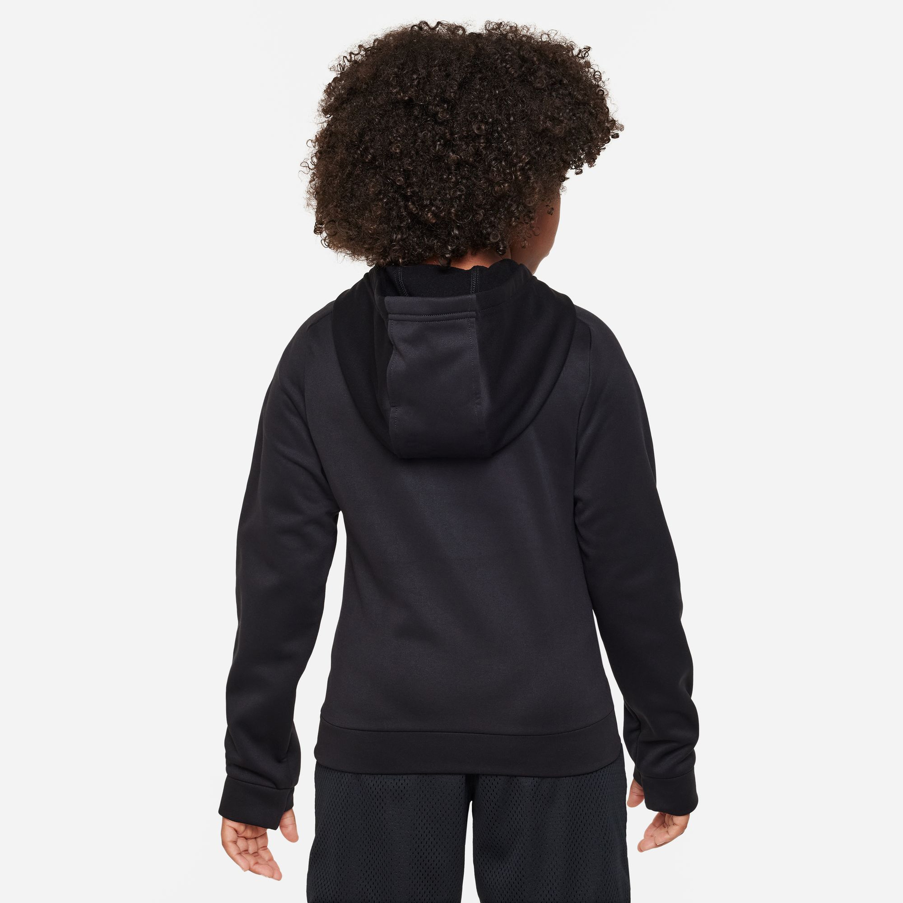 Nike Therma-FIT Çocuk Siyah Hoodie