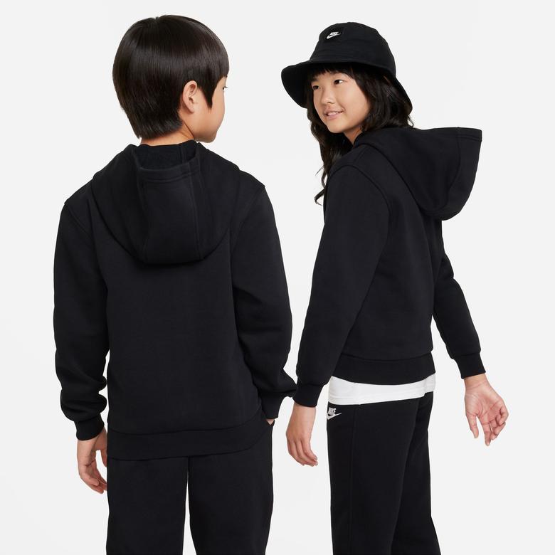 Nike Sportswear Club Fleece Çocuk Siyah Hoodie