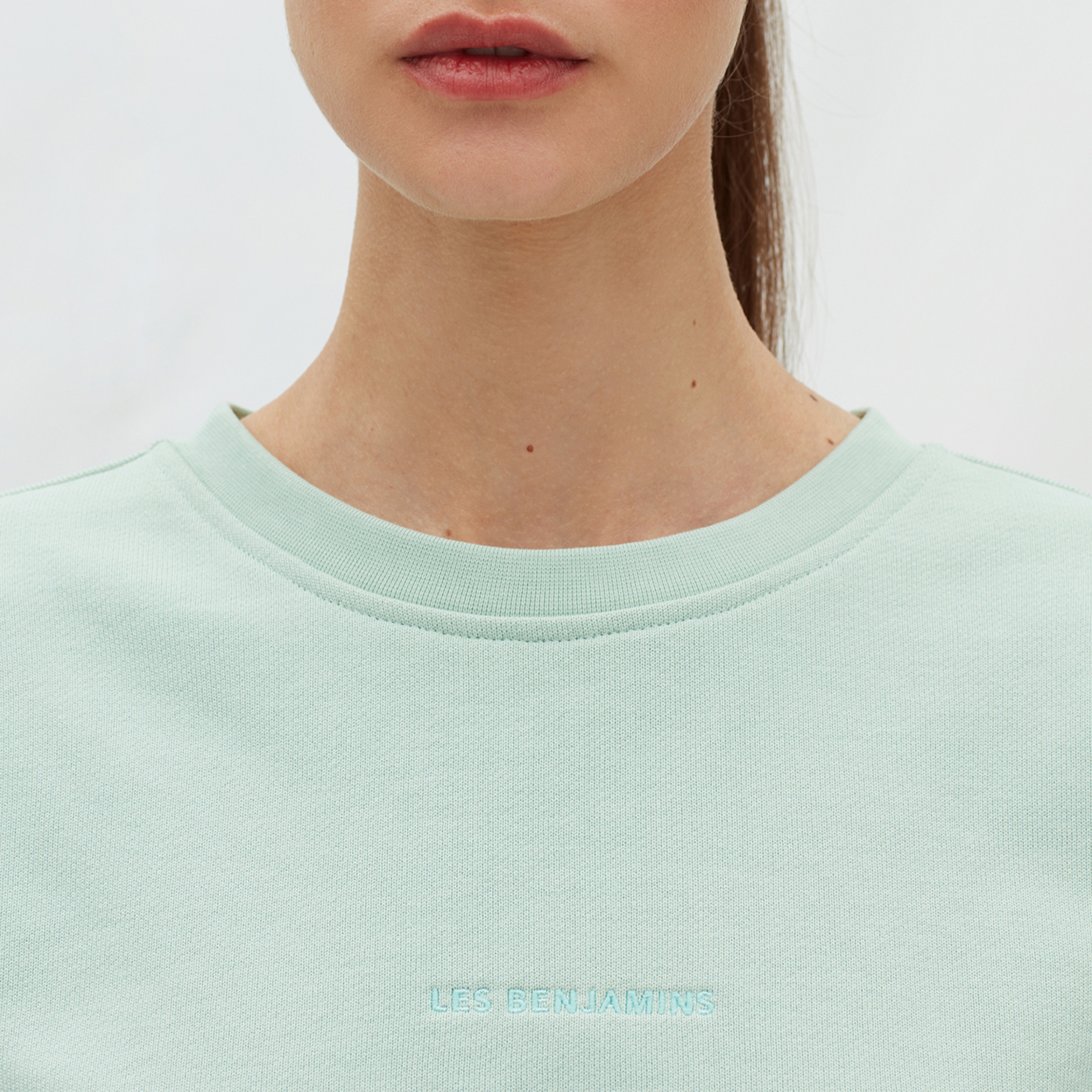Les Benjamins Essentials Kadın Yeşil Sweatshirt
