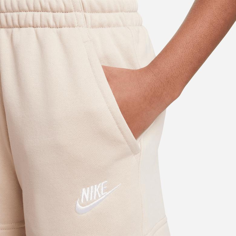 Nike Sportswear Club Fleece Çocuk Krem Şort