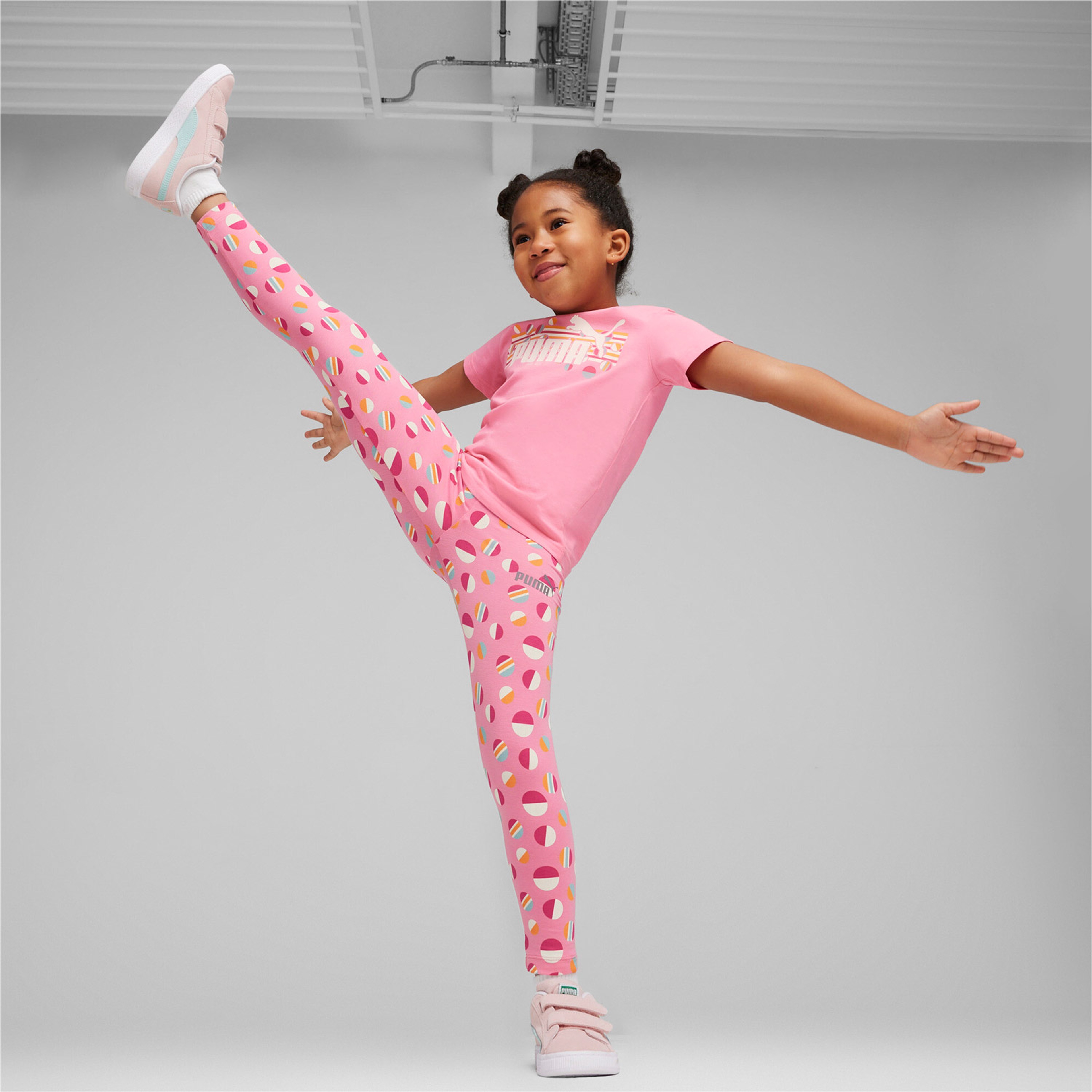 Puma Ess+ Summer Camp Leggings Çocuk Pembe Tayt