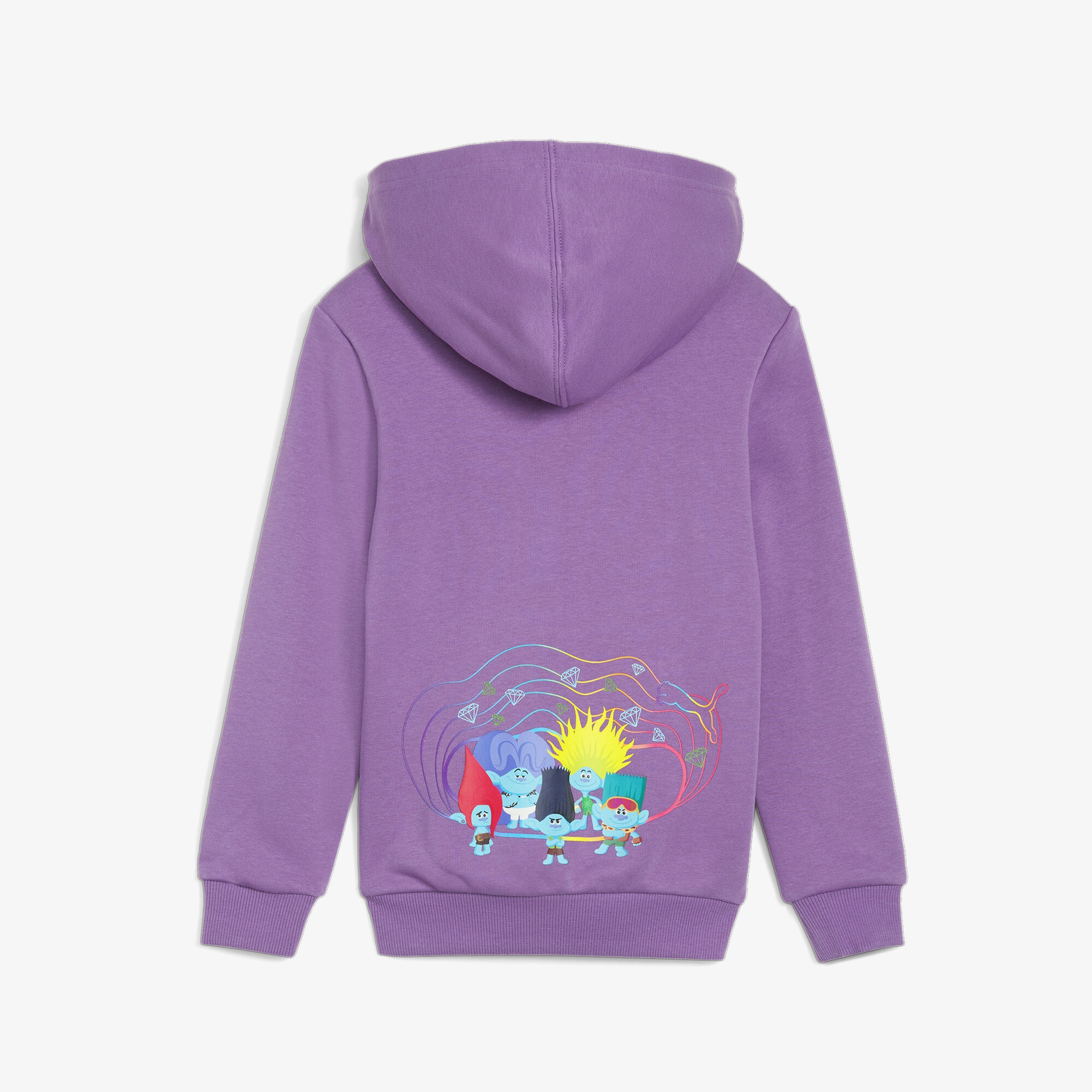 Puma X Trolls Çocuk Mor Hoodie