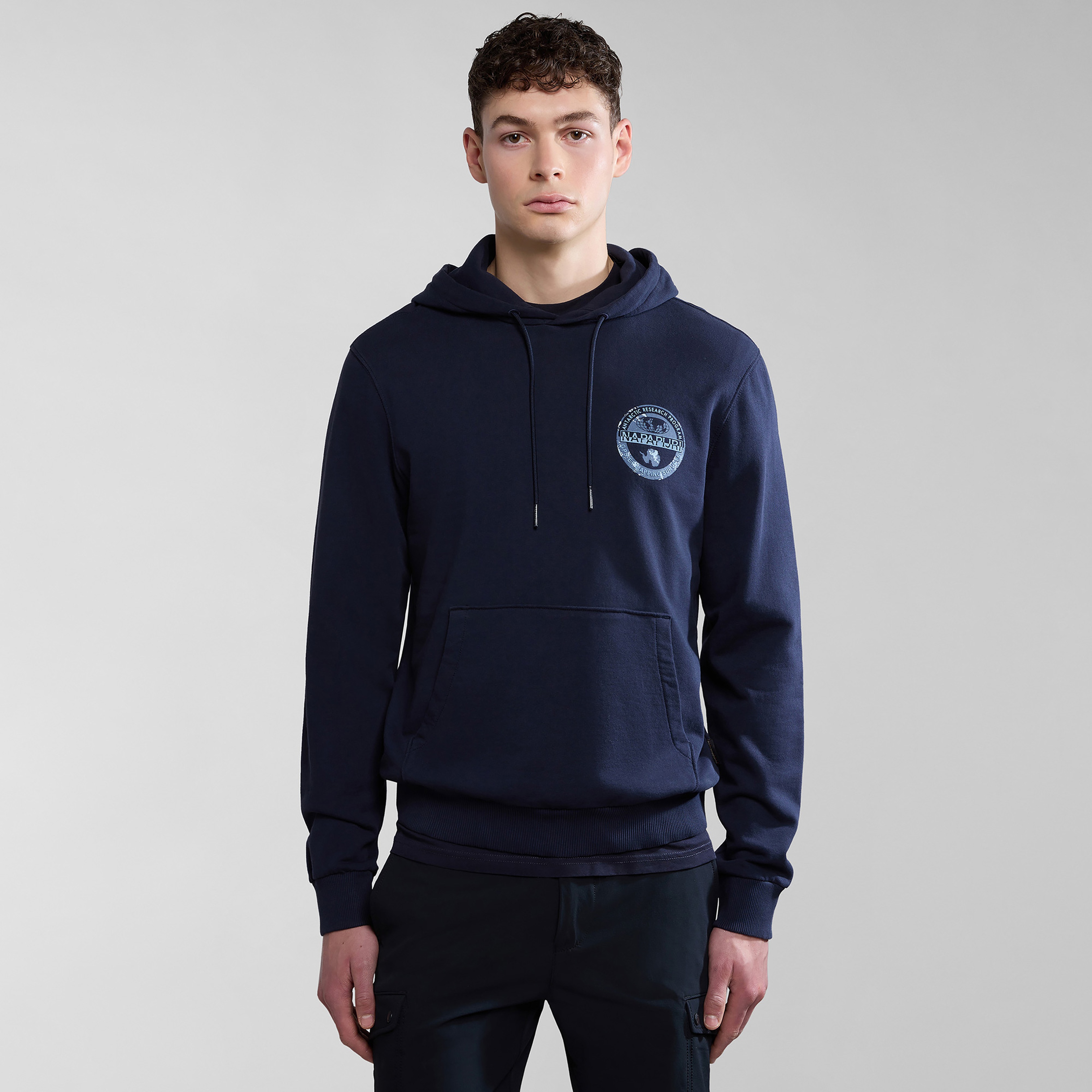 Napapijri B-Bollo H Sum Erkek Mavi Hoodie