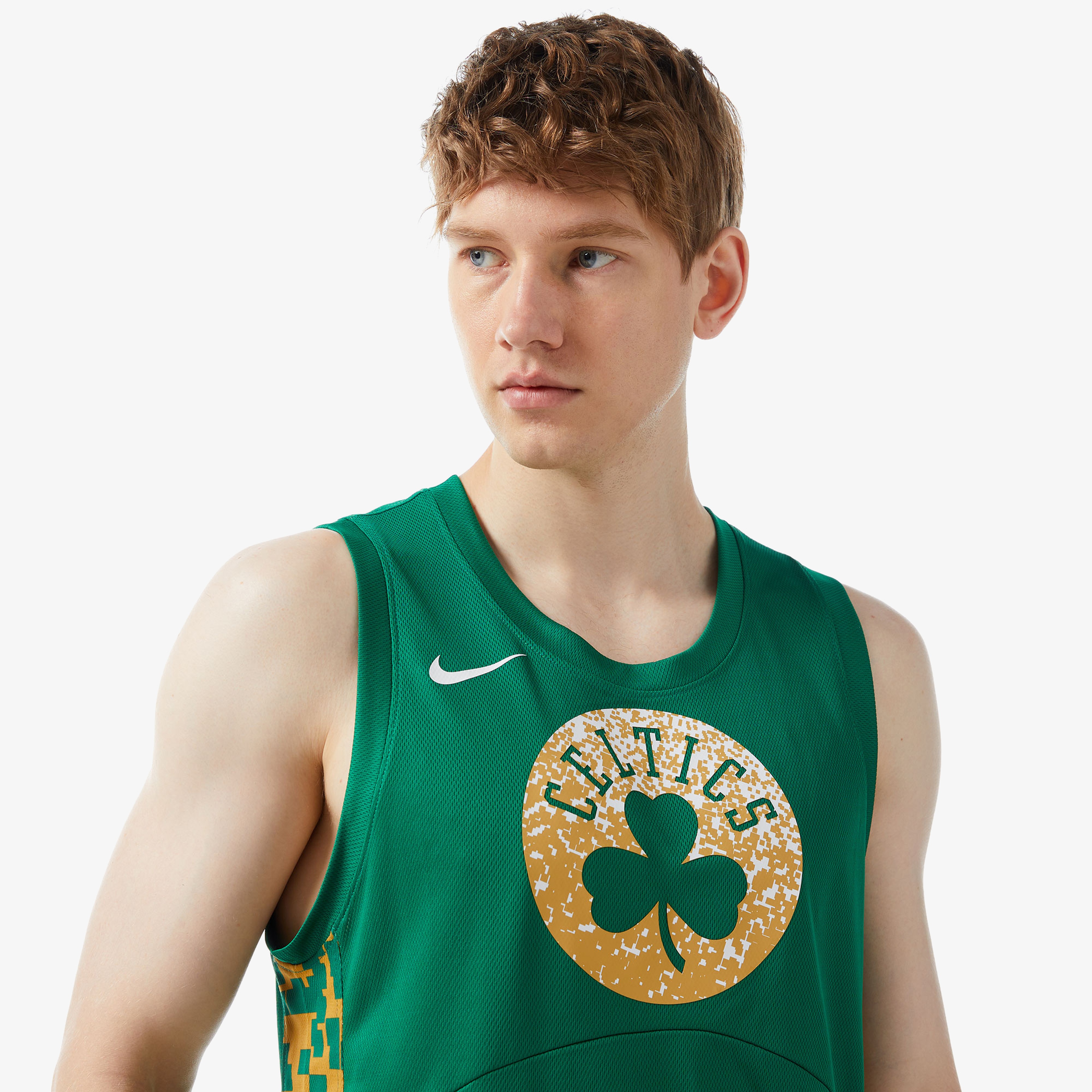 Nike Boston Celtics Starting 5 Dri-FIT NBA Jersey Erkek Yeşil Atlet