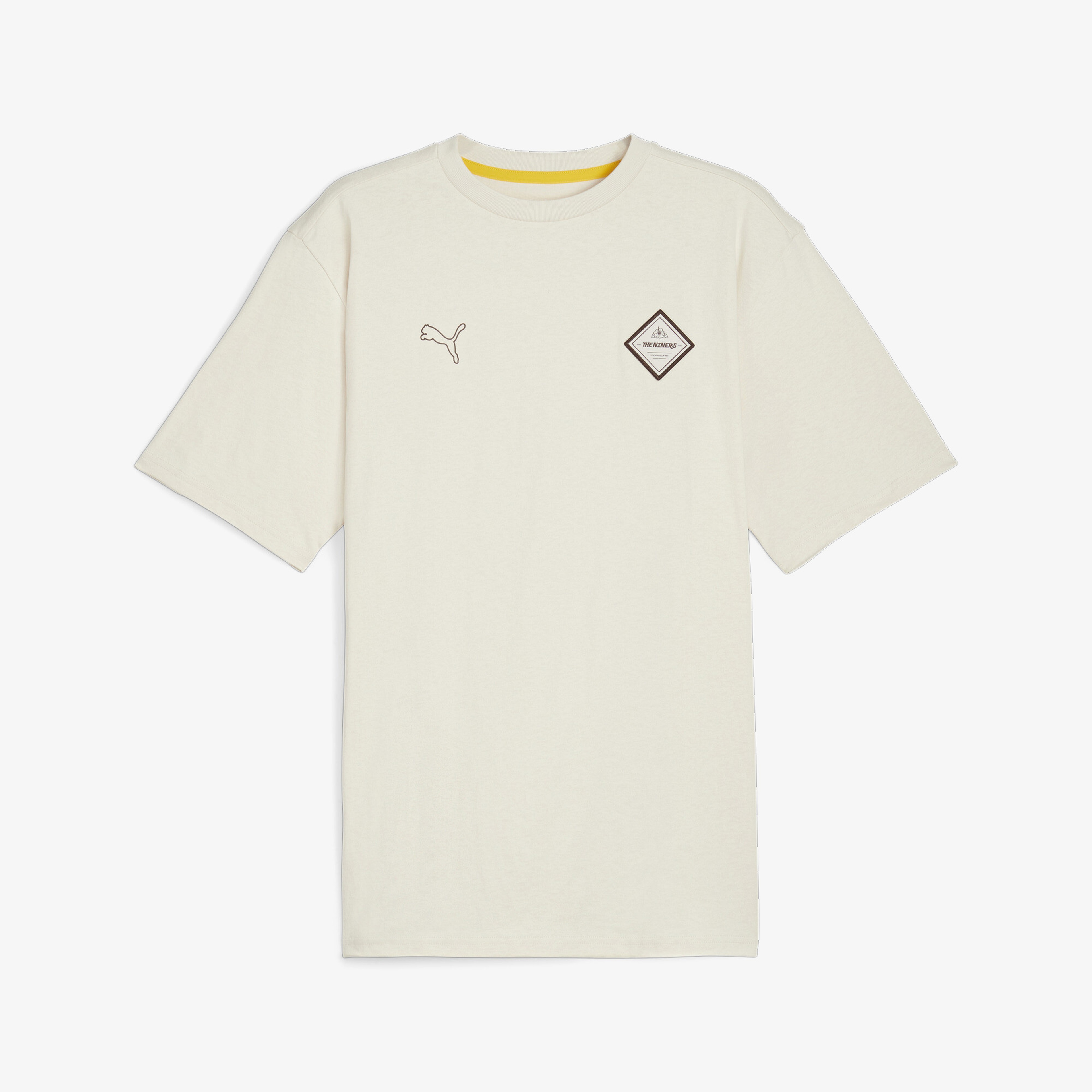 Puma Pl Summer Crew Erkek Krem T-Shirt