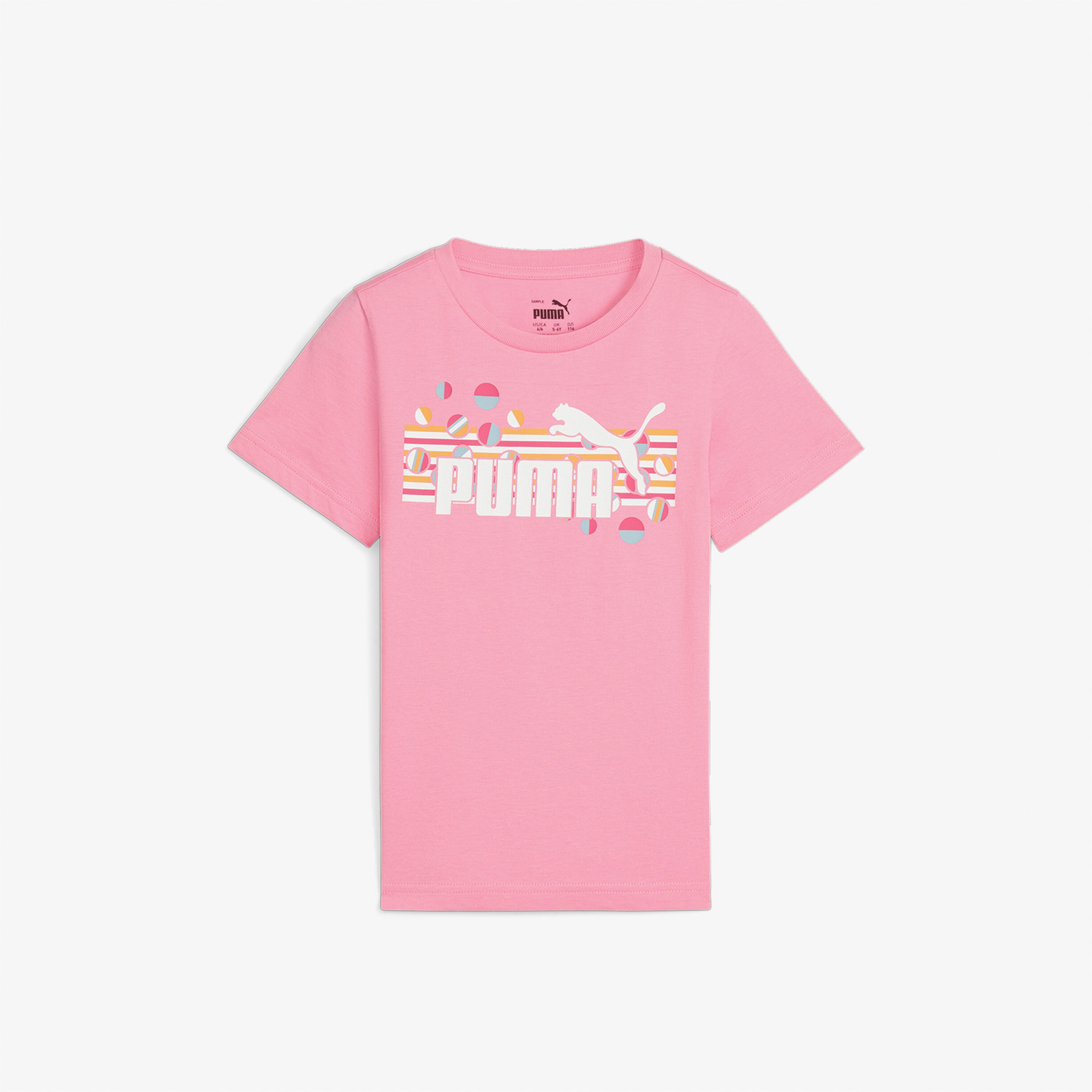 Puma Ess+ Summer Camp Çocuk Pembe T-Shirt
