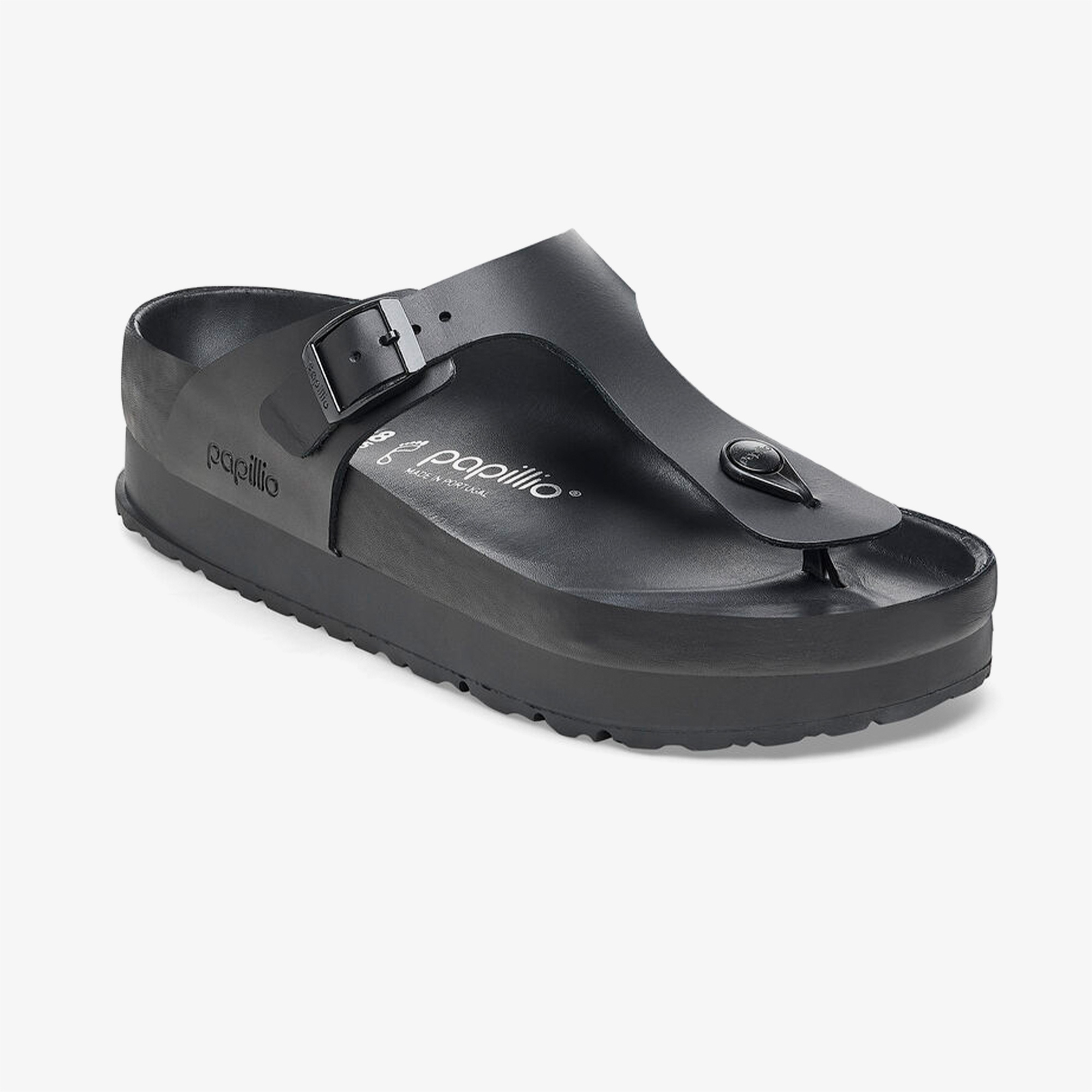Birkenstock Gizeh Platform Flex Kadın Siyah Terlik