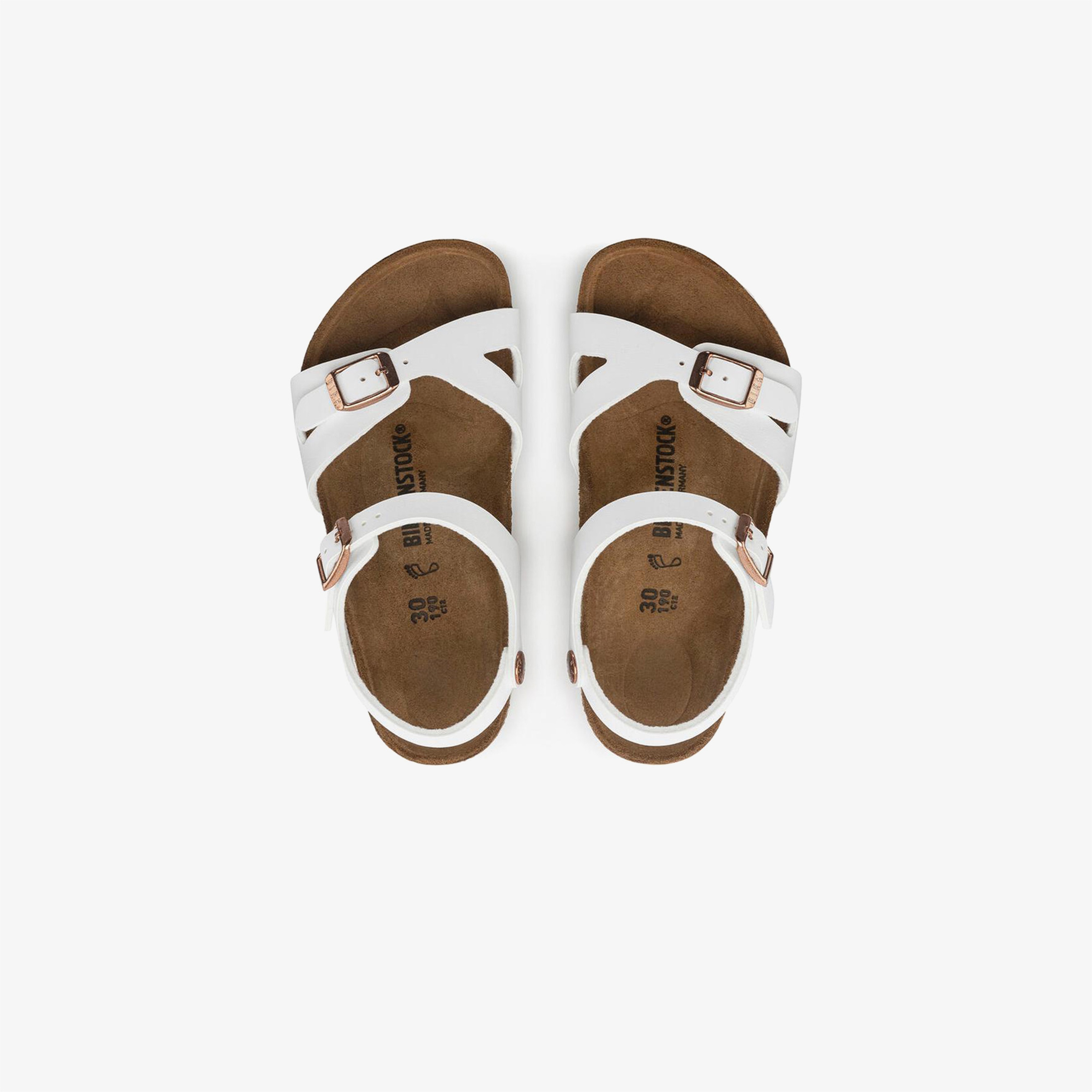 Birkenstock Rio Kids Bf Çocuk Beyaz Terlik