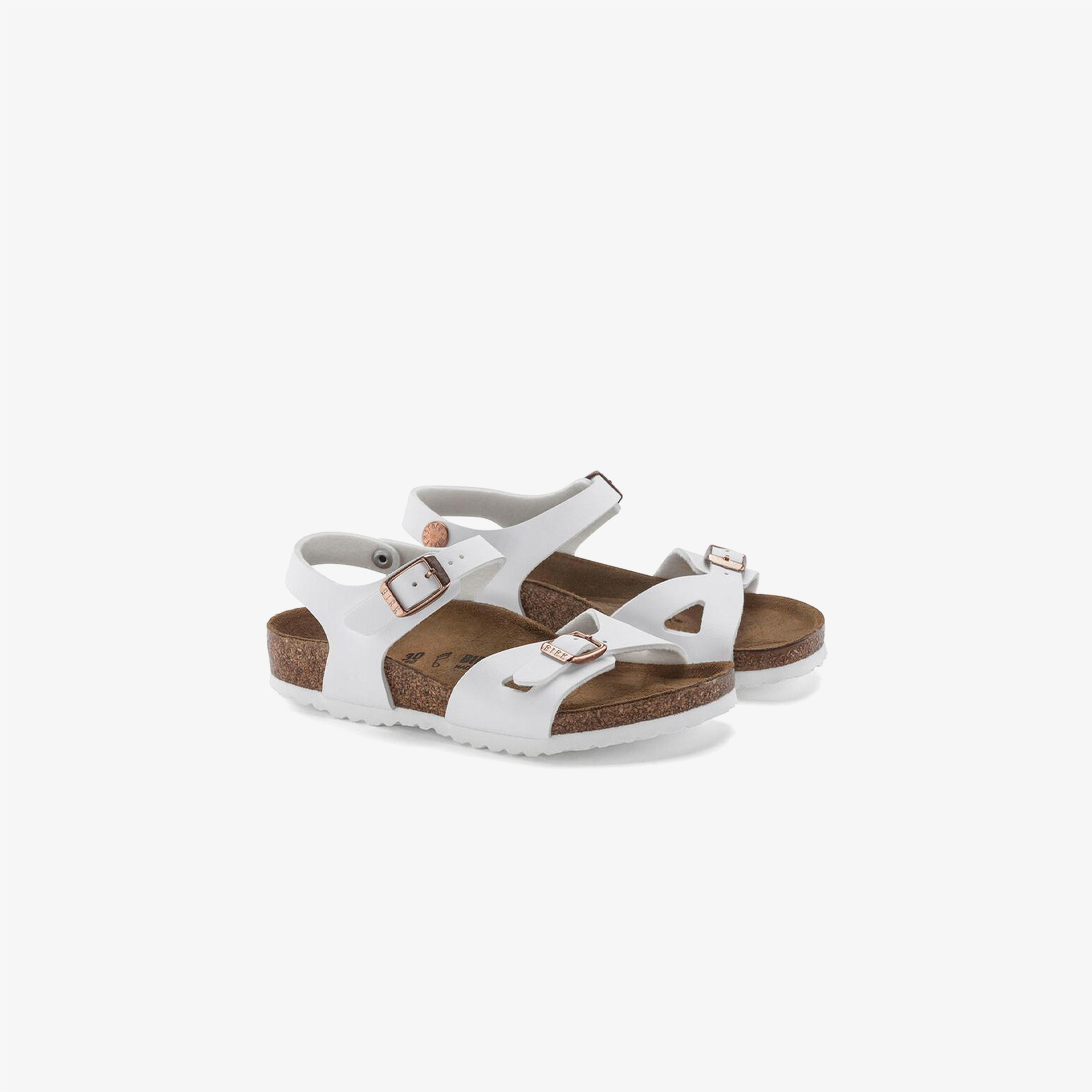 Birkenstock Rio Kids Bf Çocuk Beyaz Terlik