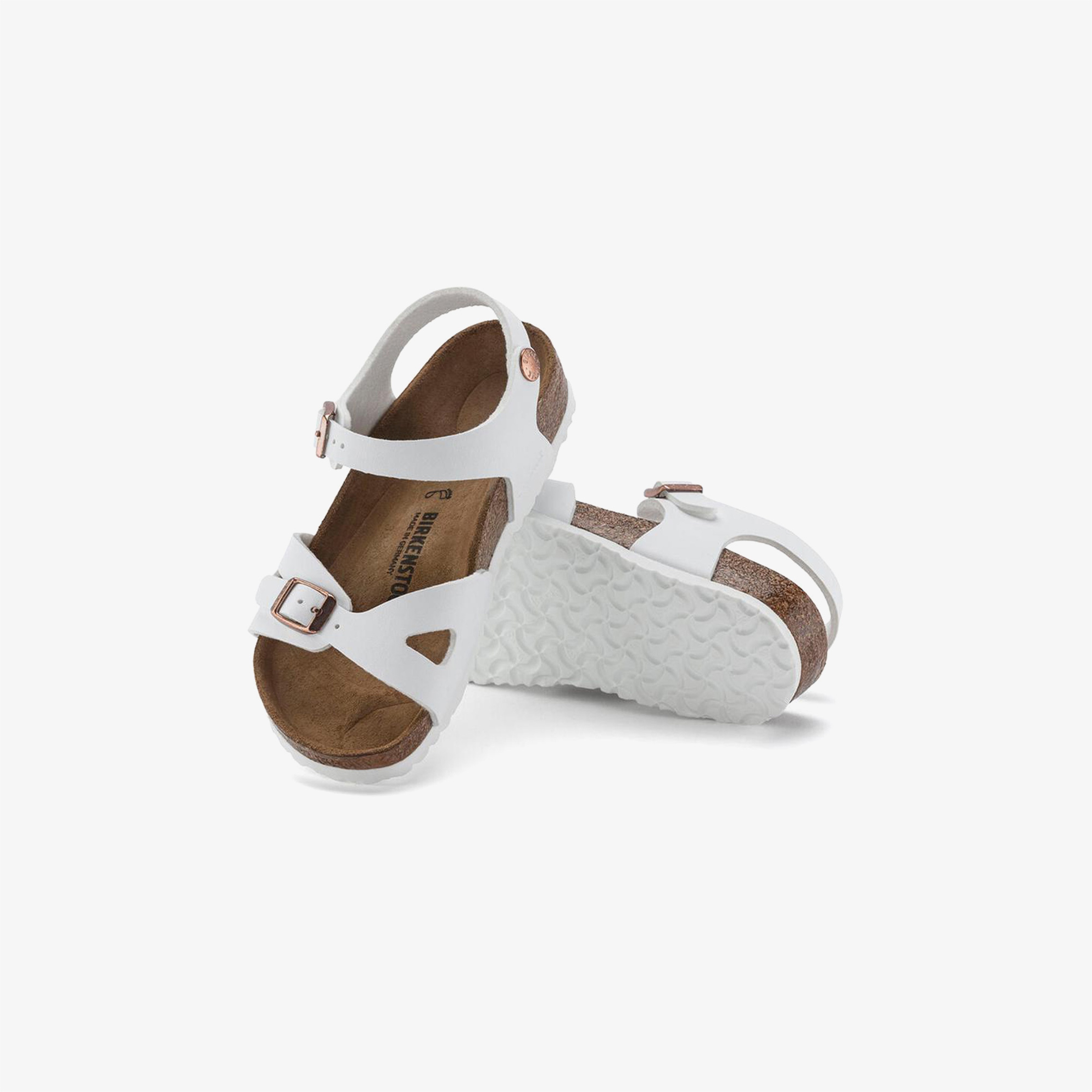 Birkenstock Rio Kids Bf Çocuk Beyaz Terlik