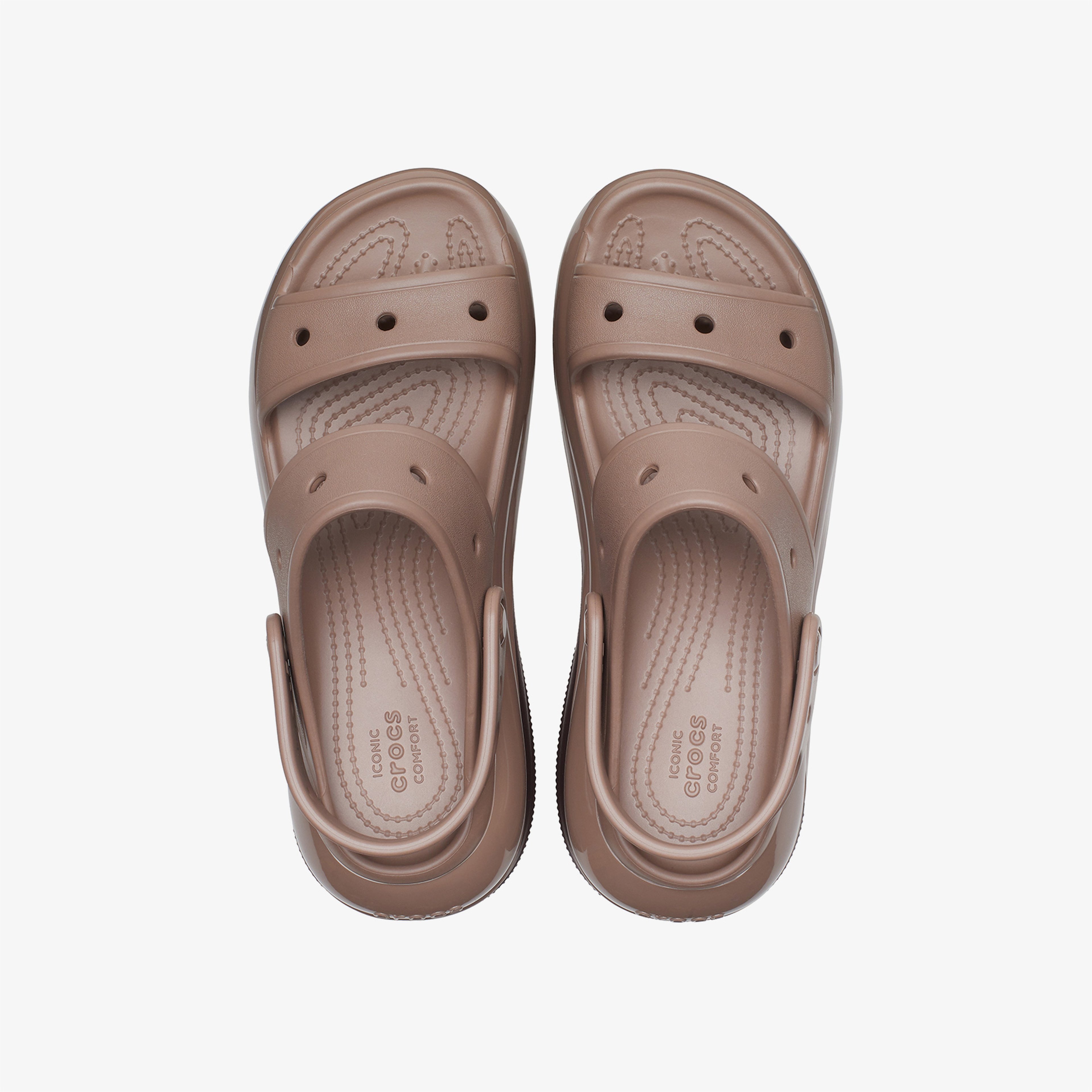 Crocs Classic Mega Crush Sandal Kadın Kahverengi Sandalet
