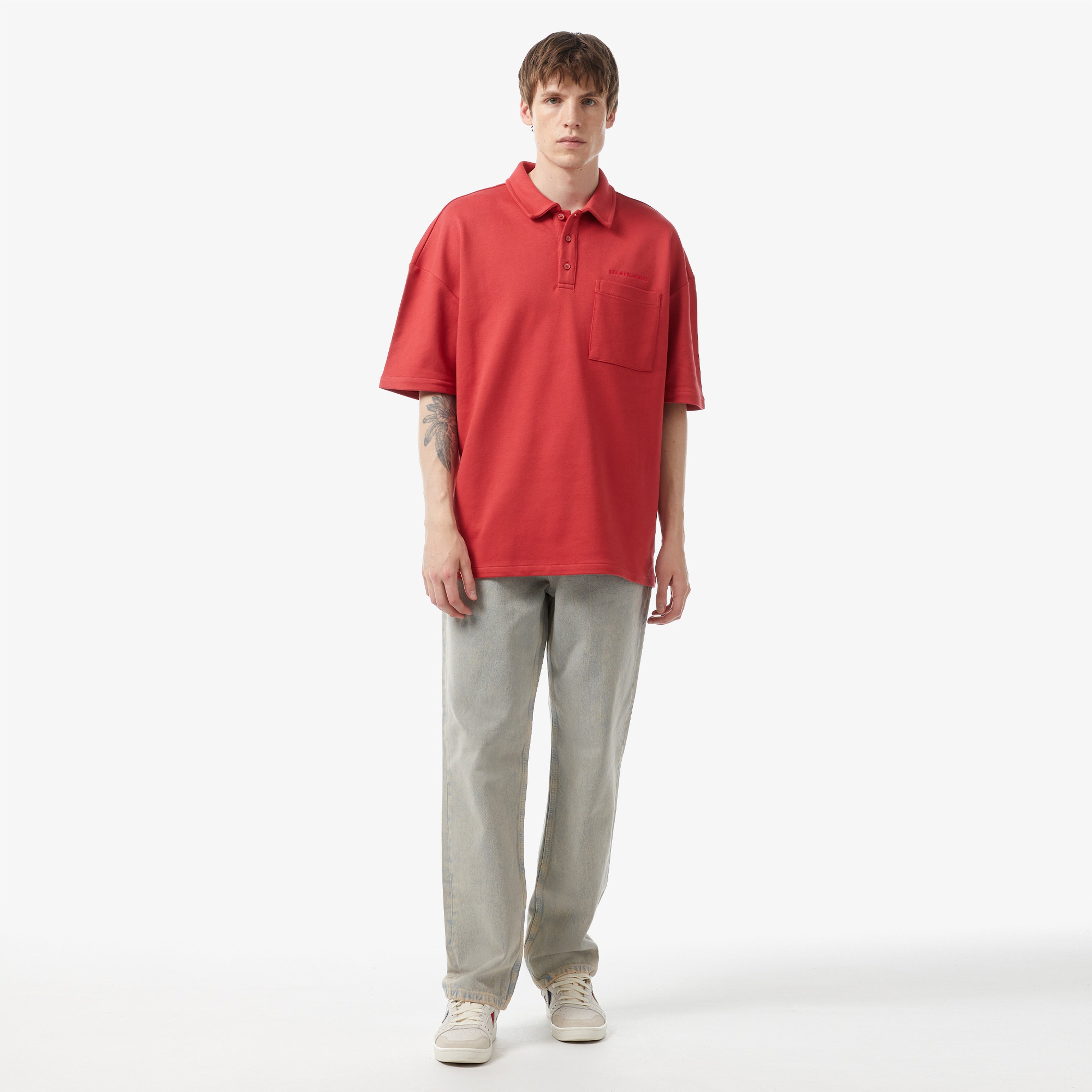 Les Benjamins Essential 304 Erkek Kırmızı Polo