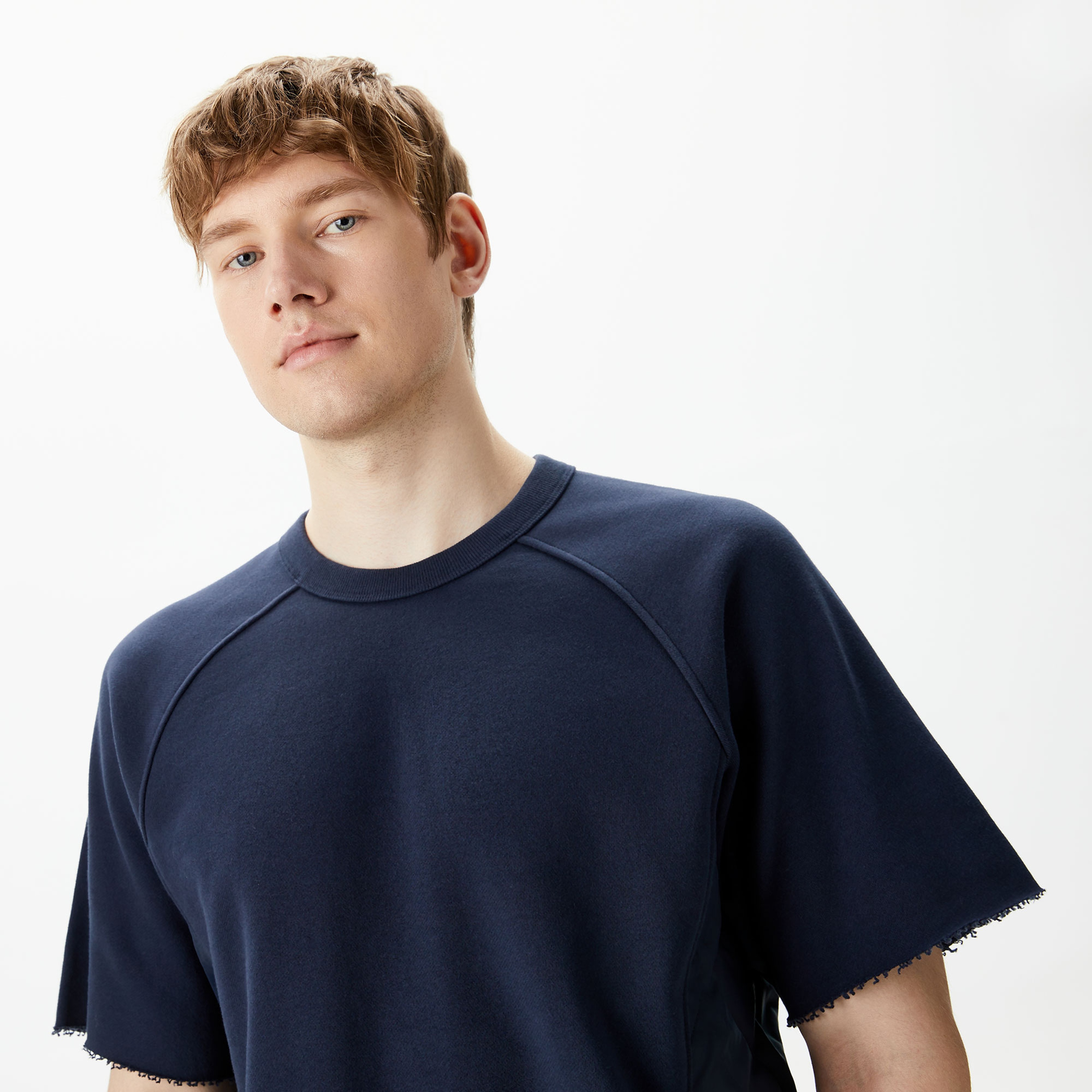 Alpha Industries Sleeve Erkek Mavi Sweatshirt