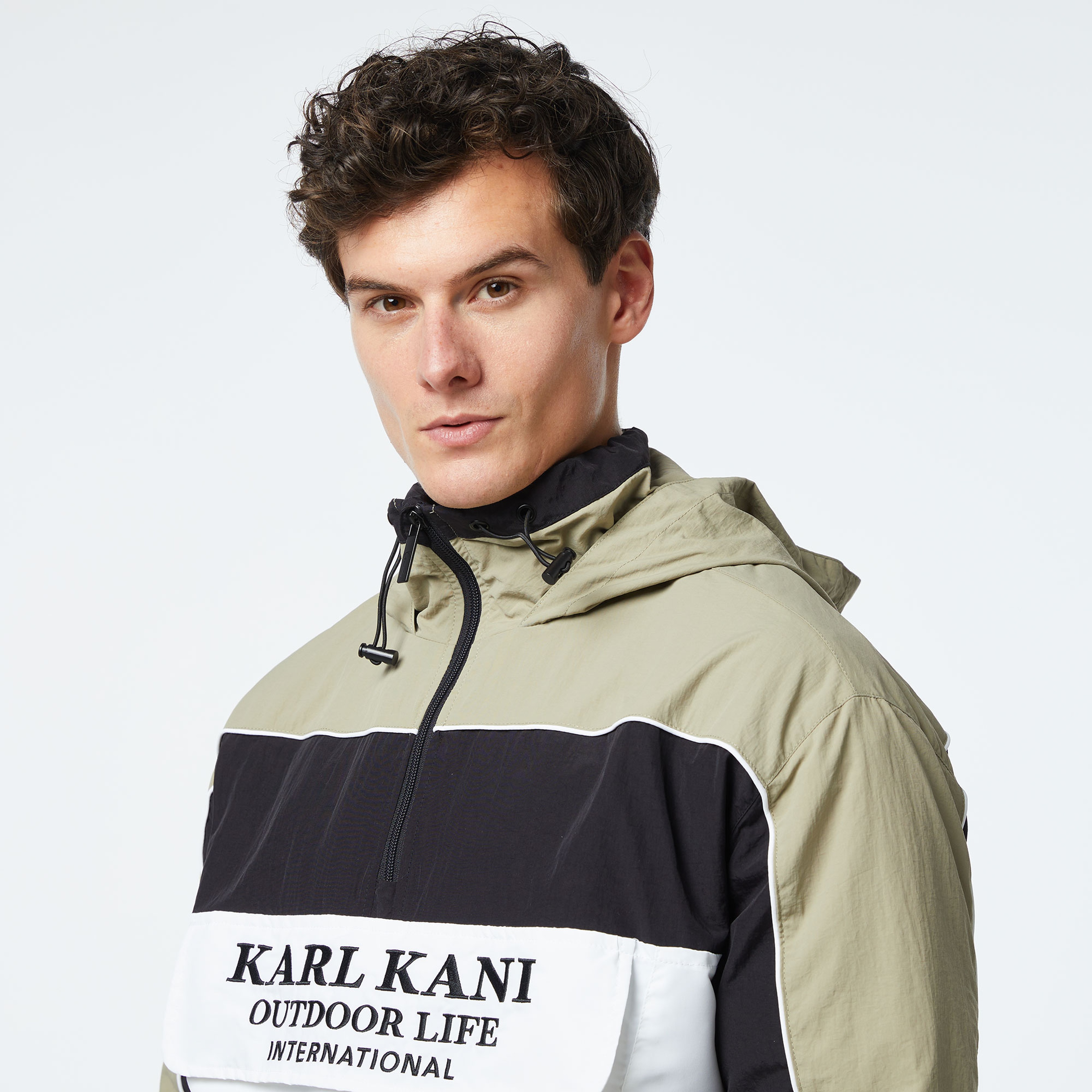 Karl Kani Woven Retro Windbreaker Erkek Yeşil Ceket