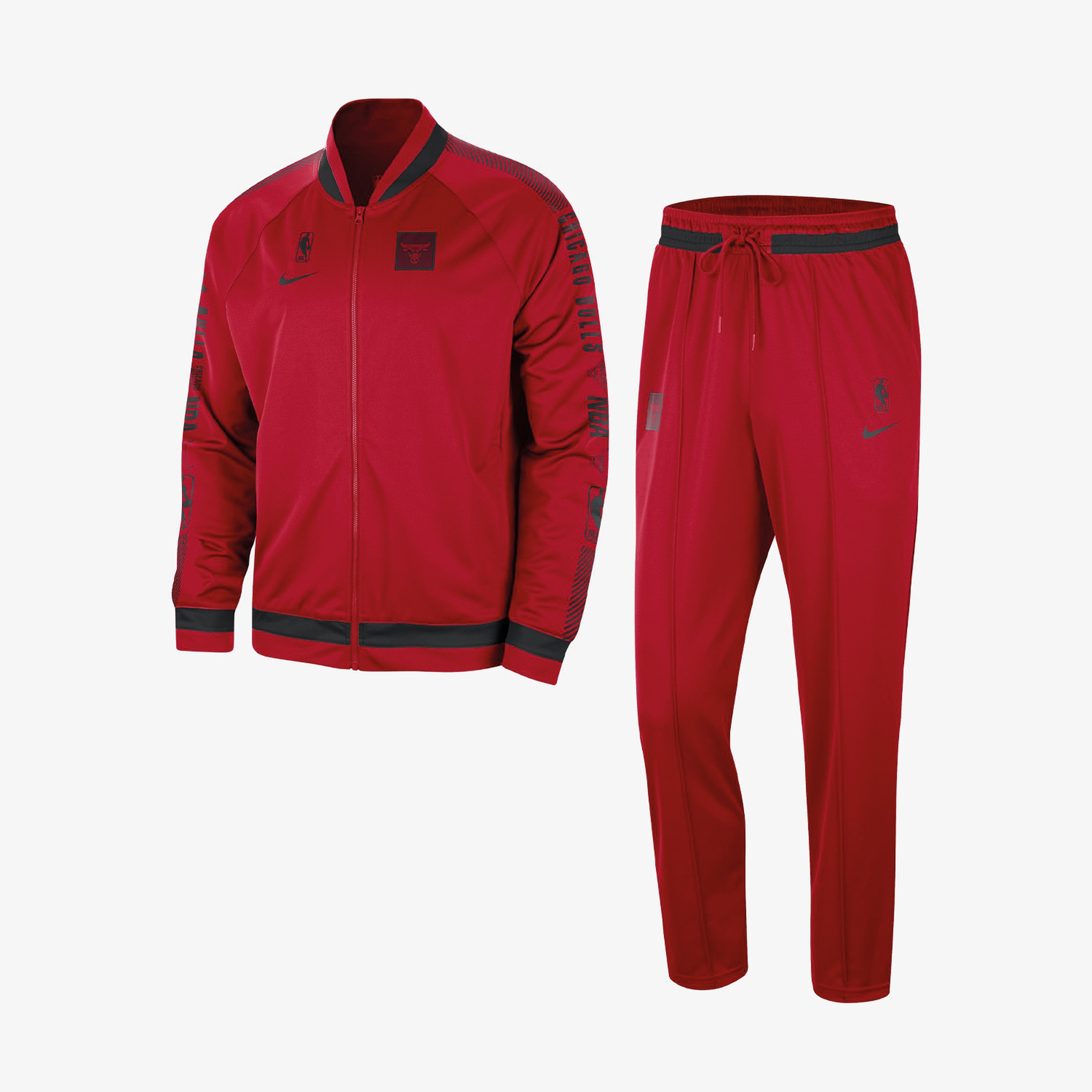 Nike Chicago Bulls Starting 5 Dri-FIT NBA Erkek Kırmızı Eşofman Takımı