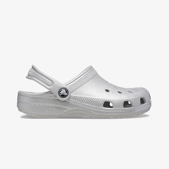 Crocs Crocs Classic Glitter K Çocuk Gri Terlik Occasion'da! Gri - 2. görsel
