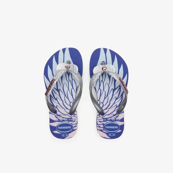 Havaianas Slim Glitter Çocuk Mavi Terlik