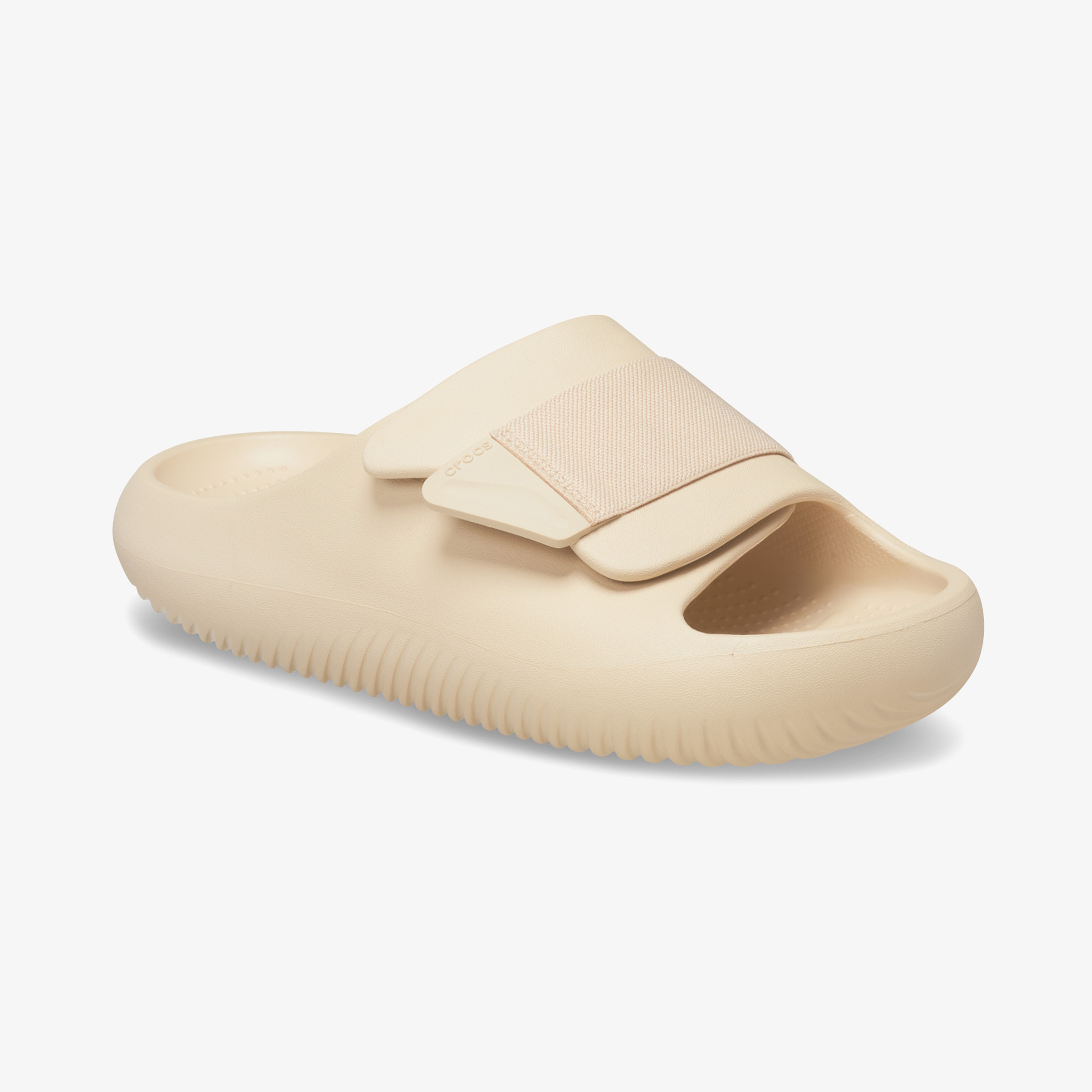 Crocs Mellow Luxe Recovery Slide Unisex Krem Terlik