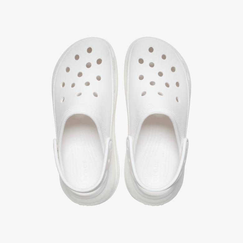 Crocs Classic Mega Crush Kadın Beyaz Terlik