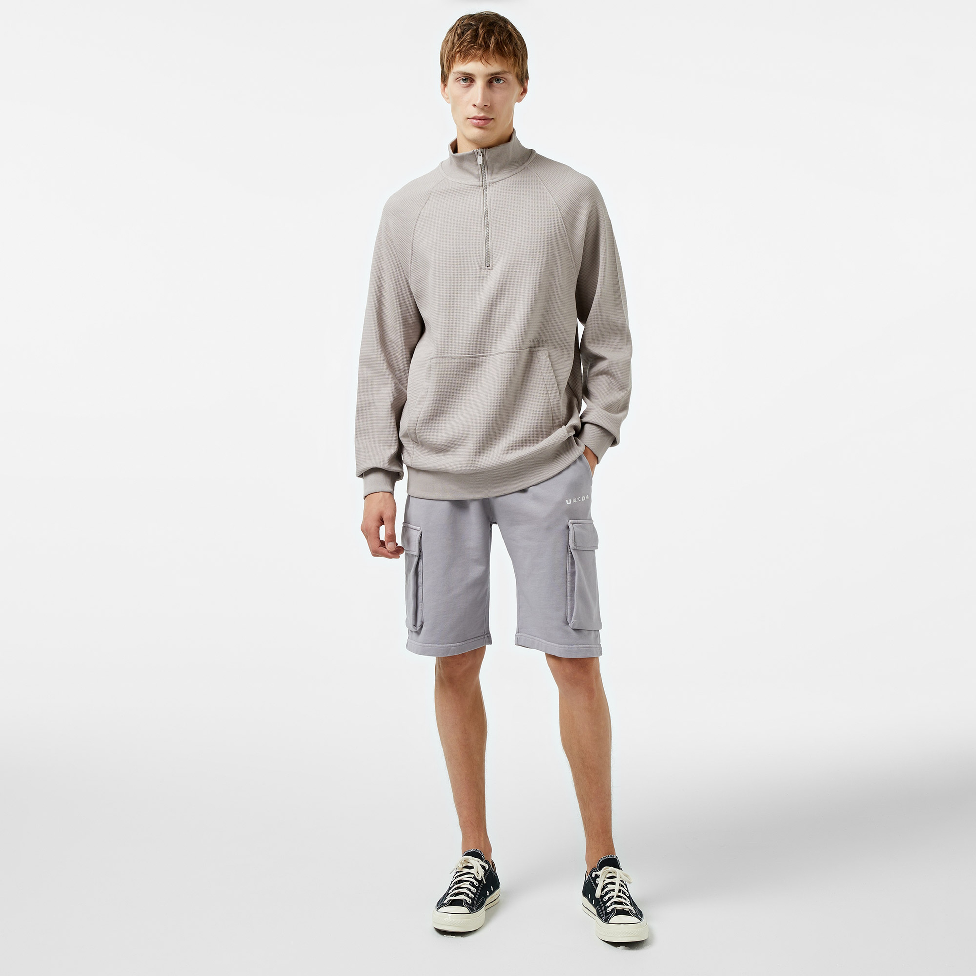 United4 Classic Erkek Gri Sweatshirt