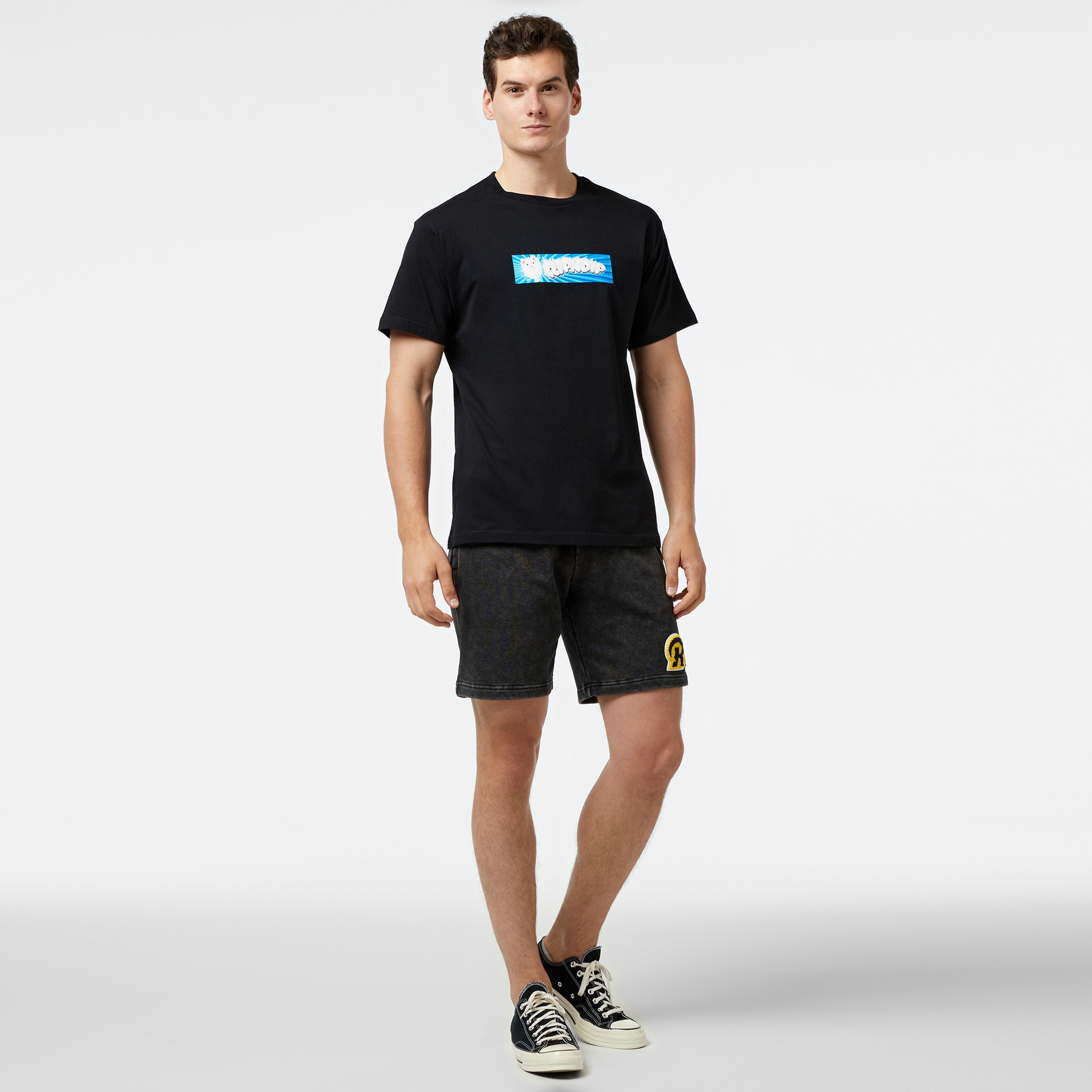 Ripndip Nerm Balloon Head Erkek Siyah T-Shirt