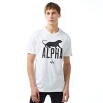 Alpha Industries Alpha Leopard Erkek Beyaz T-Shirt