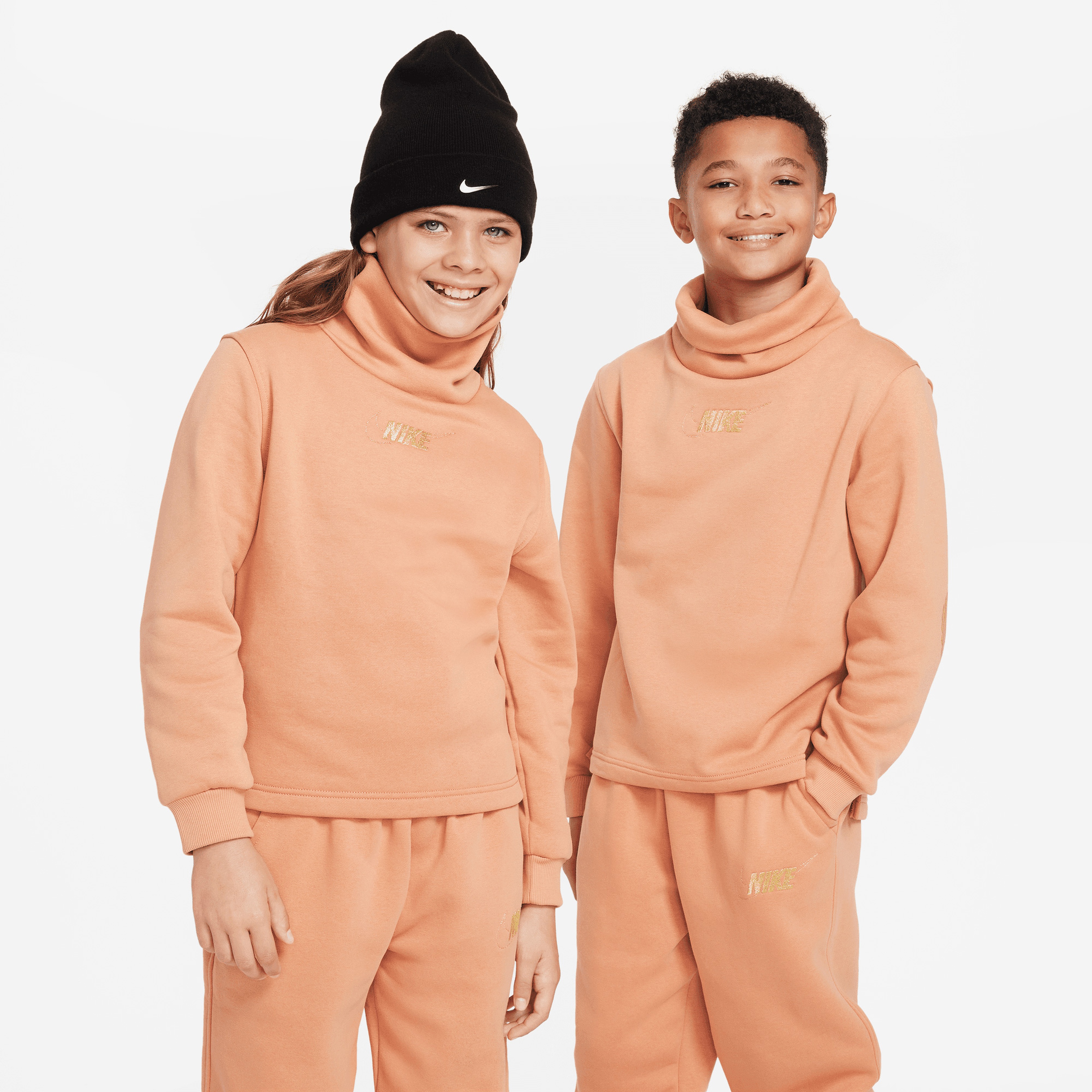 Nike Sportswear Club Flc Fnl Ls Çocuk Kahverengi Sweatshirt